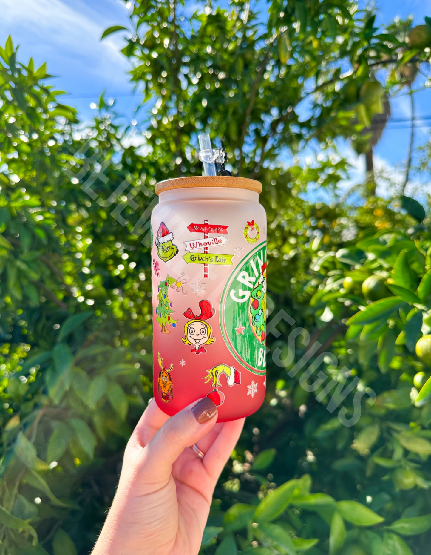 Christmas Ombre Cold Cup