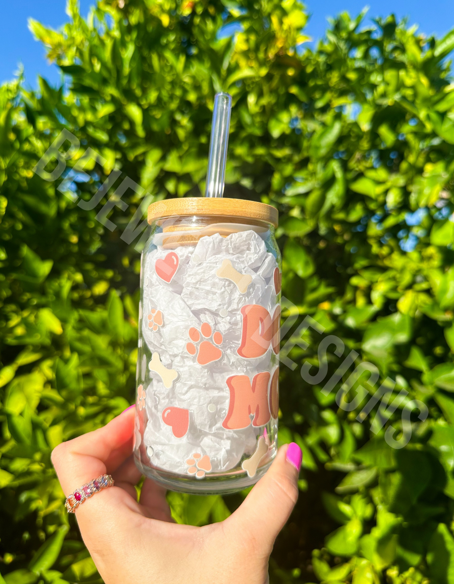 Dog Mom Beer Can