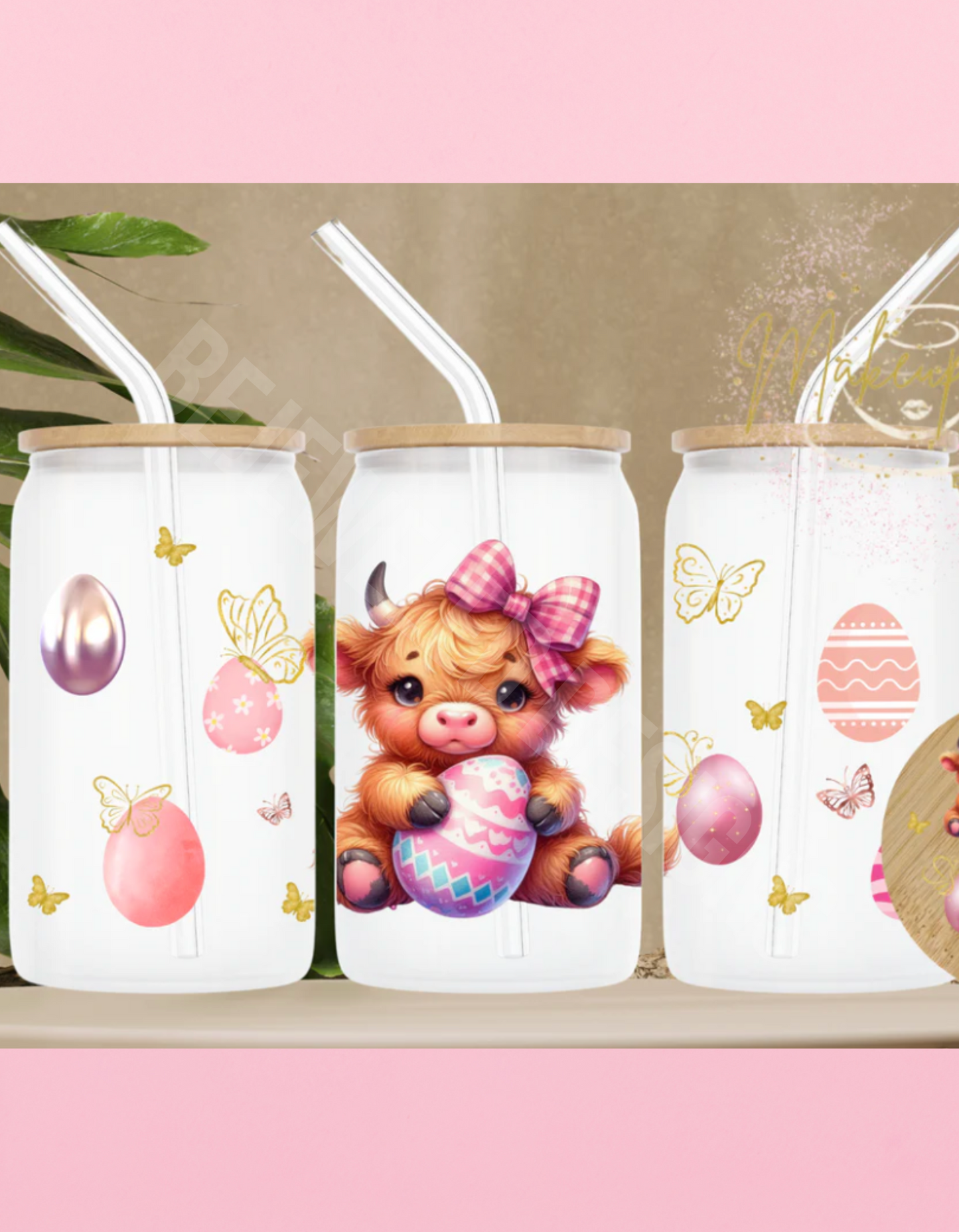 Easter Heifer Beer Can