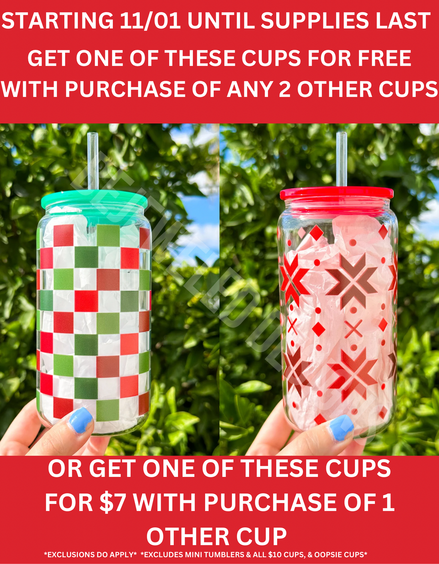 FREE or $7 Holiday Beer Can