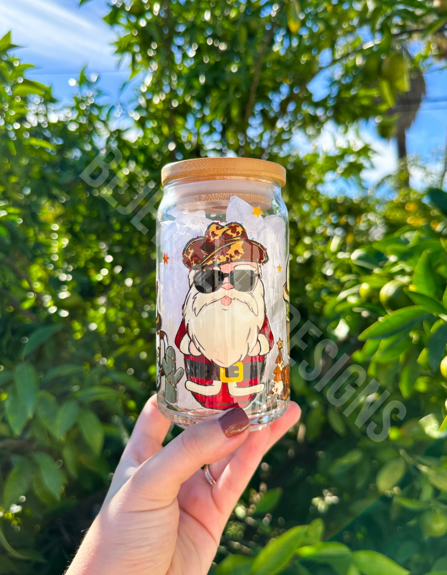 Howdy Christmas Beer Can