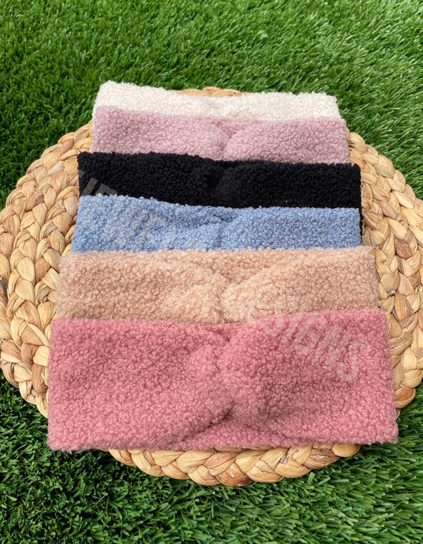 Fluffy Center Twisted Headband