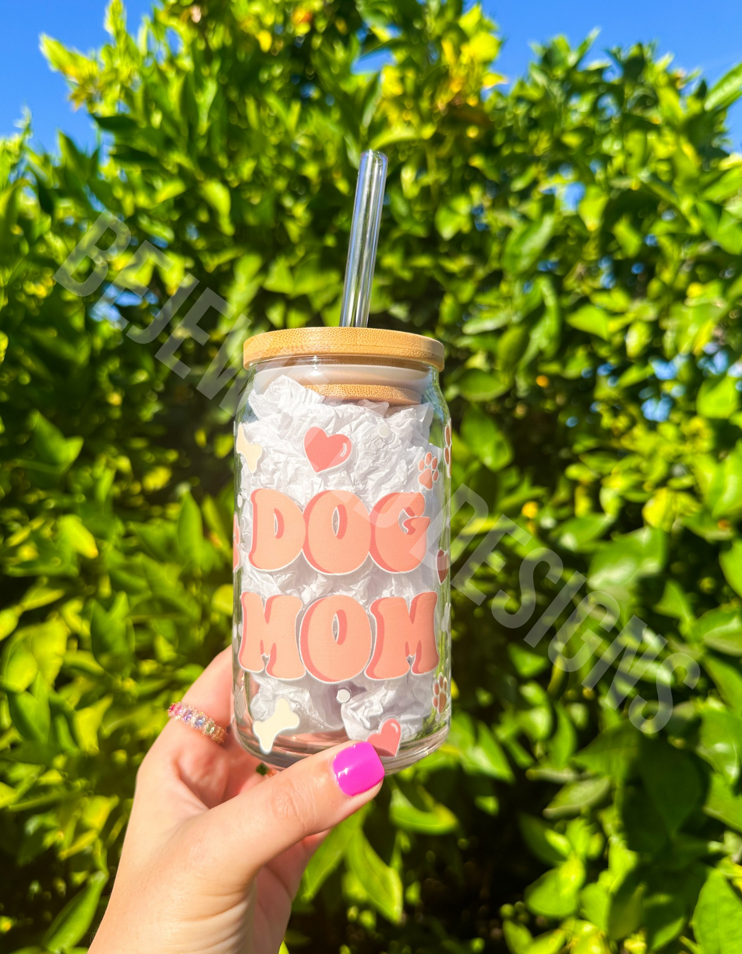 Dog Mom Beer Can