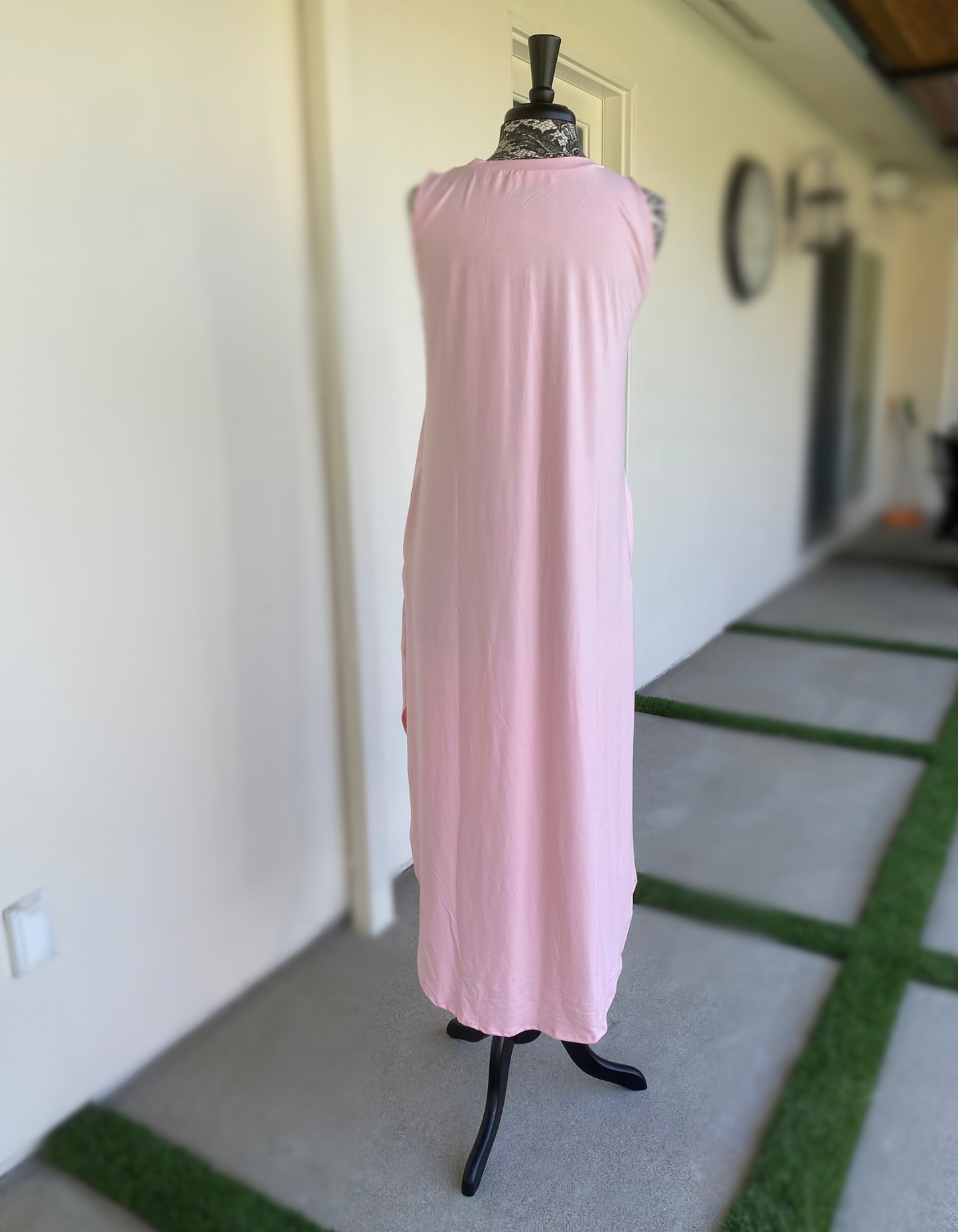 Side Slit Dress w/Pockets