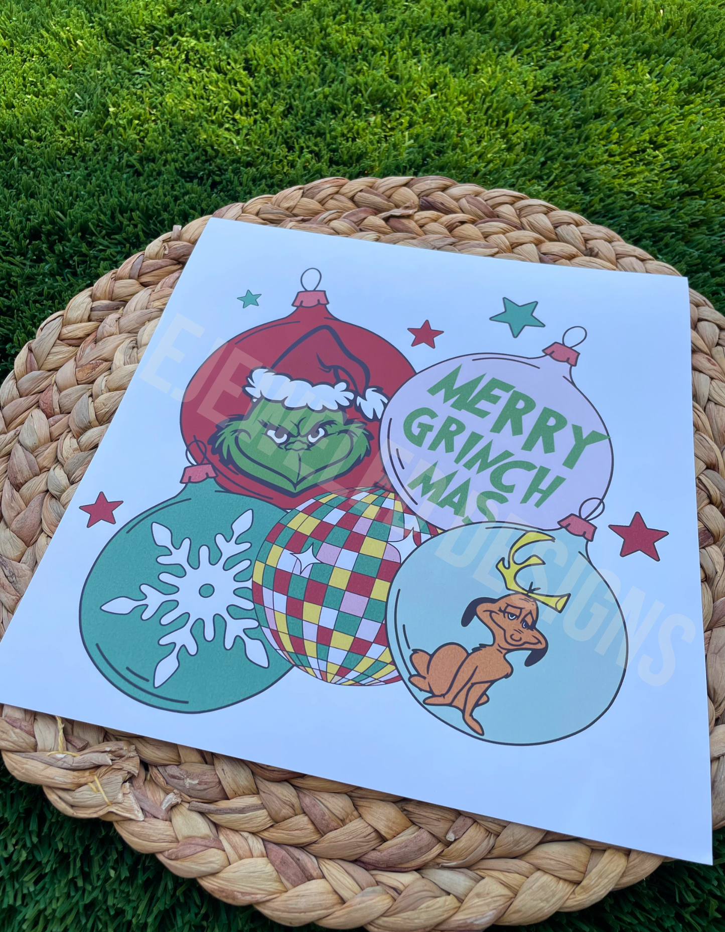 Merry Ornaments Shirt (FRONT & BACK DESIGN)