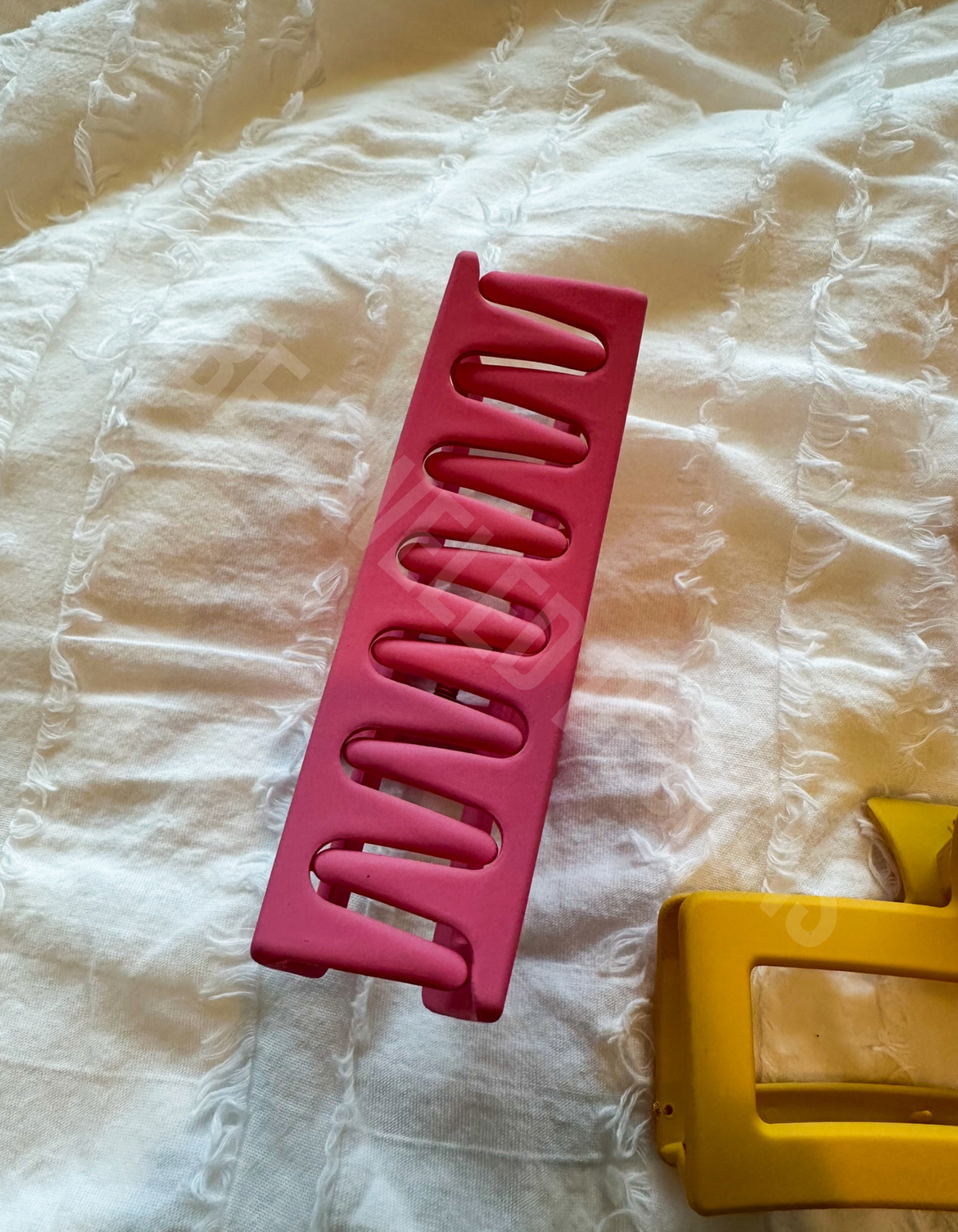 XL Matte Rectangle Hair Claw