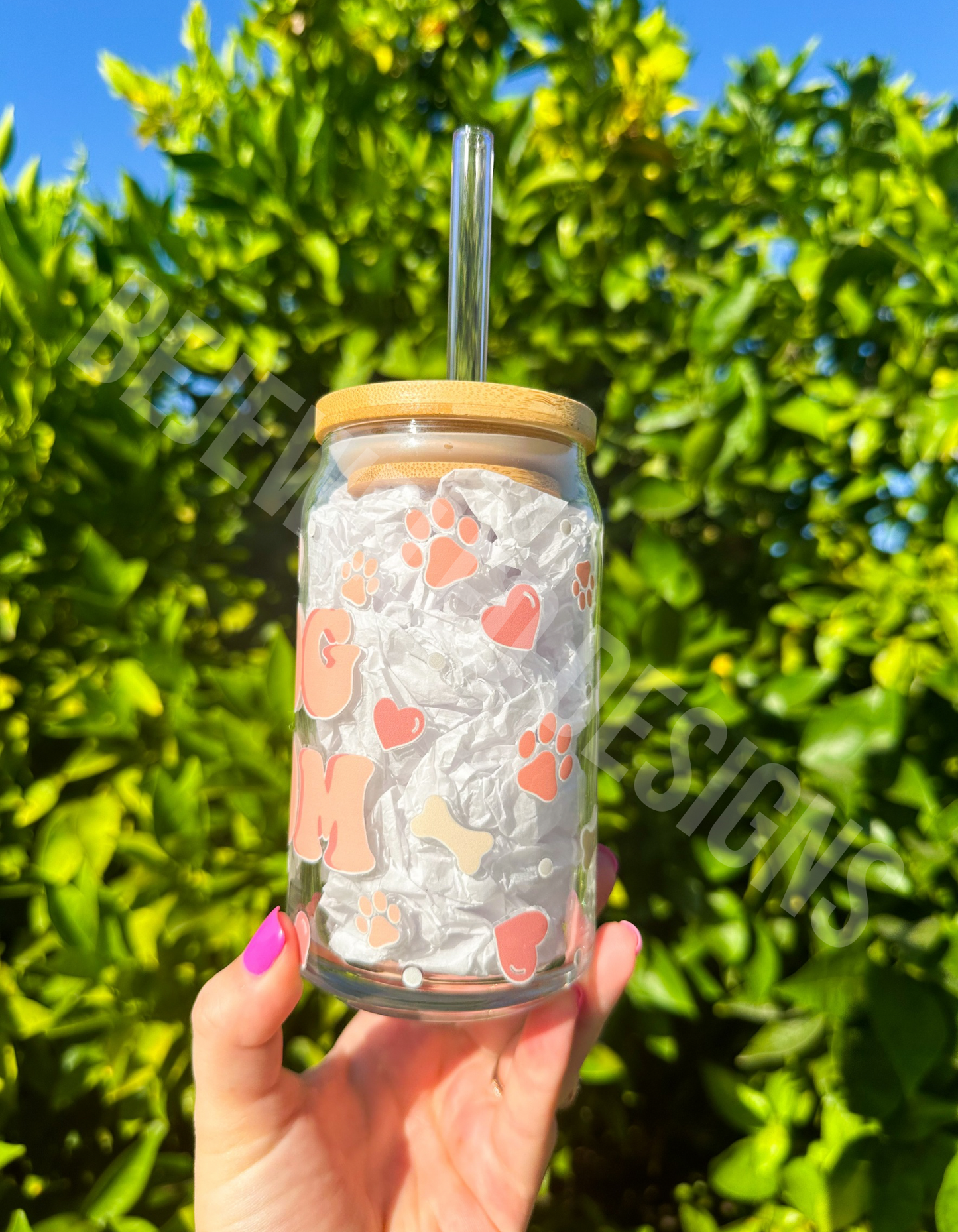 Dog Mom Beer Can