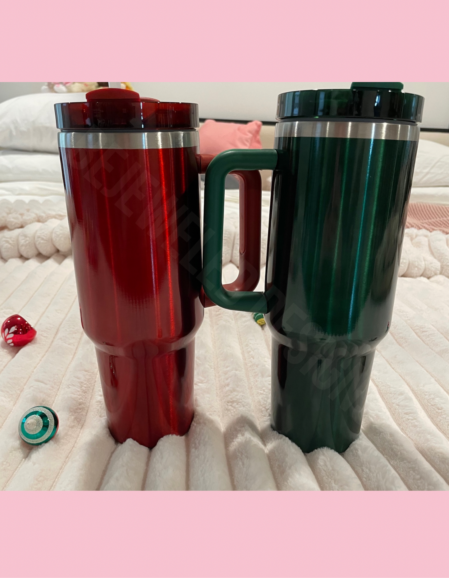 Holiday Chrome Tumblers 40 OZ