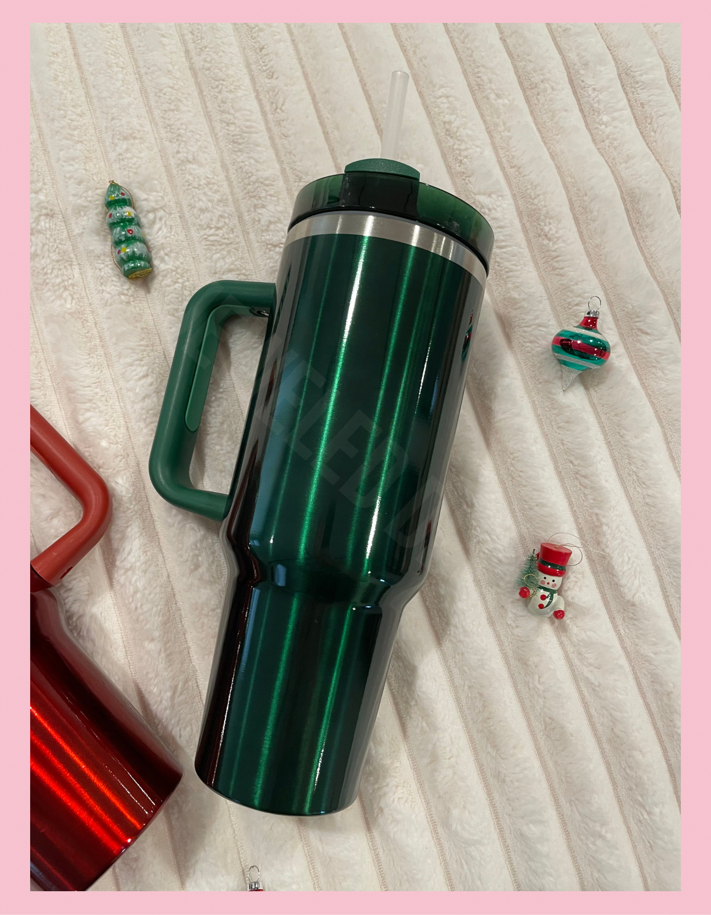 Holiday Chrome Tumblers 40 OZ