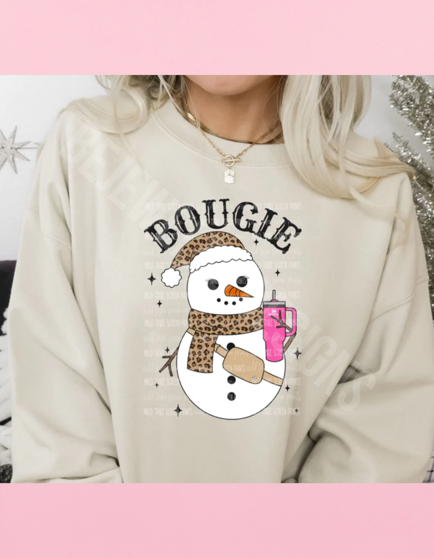 Bougie Snowman Shirt