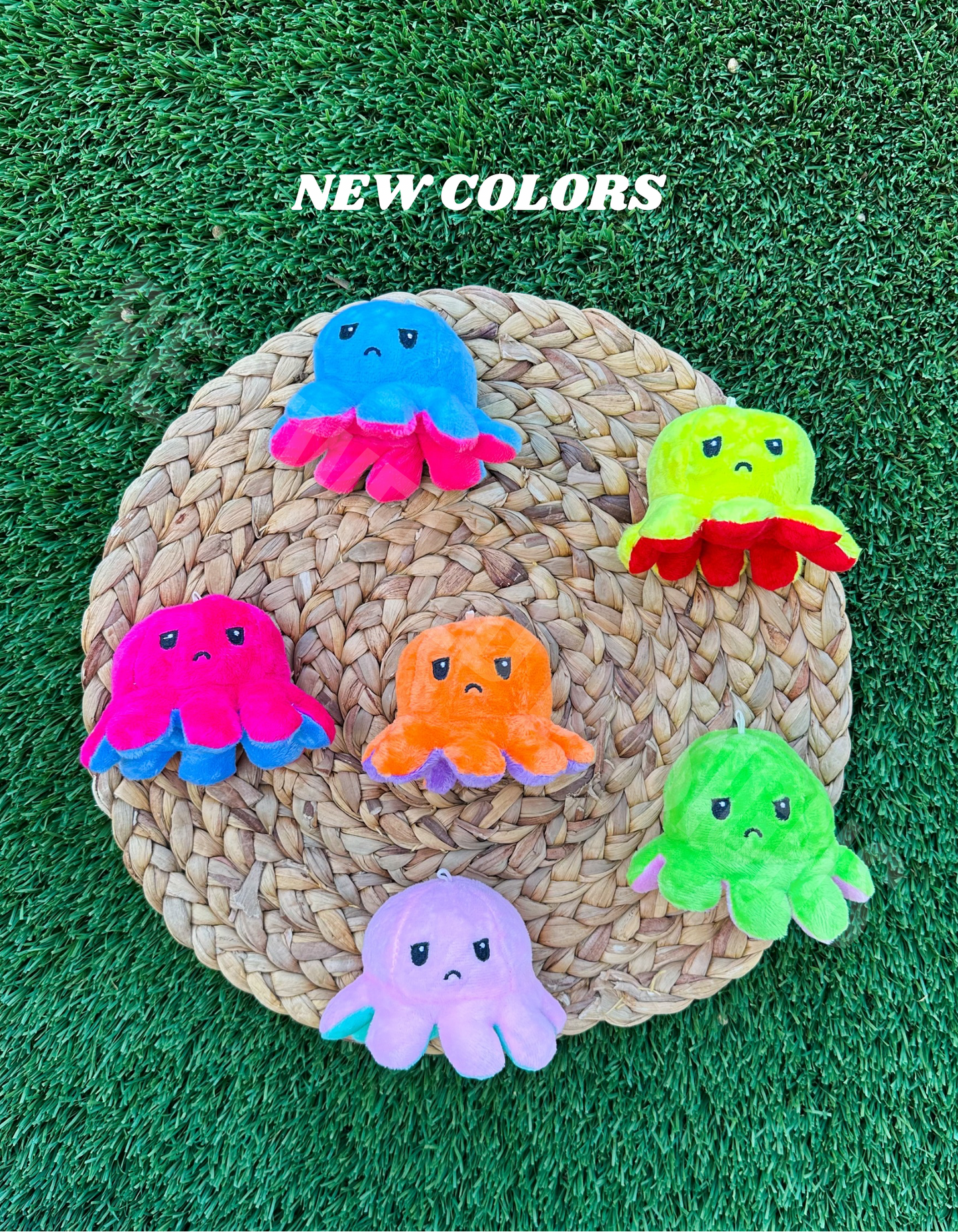 NEW Reversible Octopus Keychain