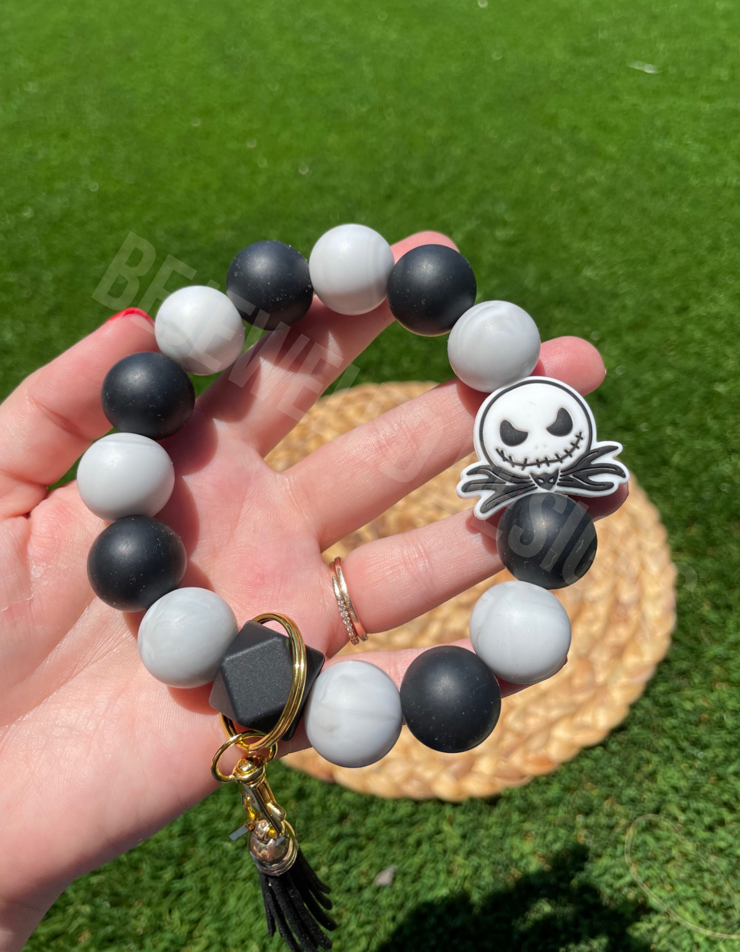 Halloween Jack Wristlet
