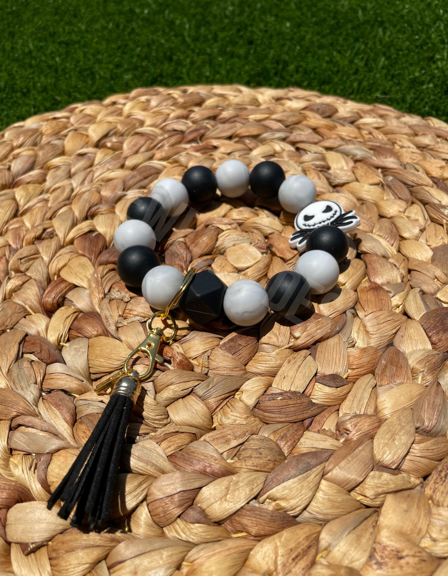 Halloween Jack Wristlet