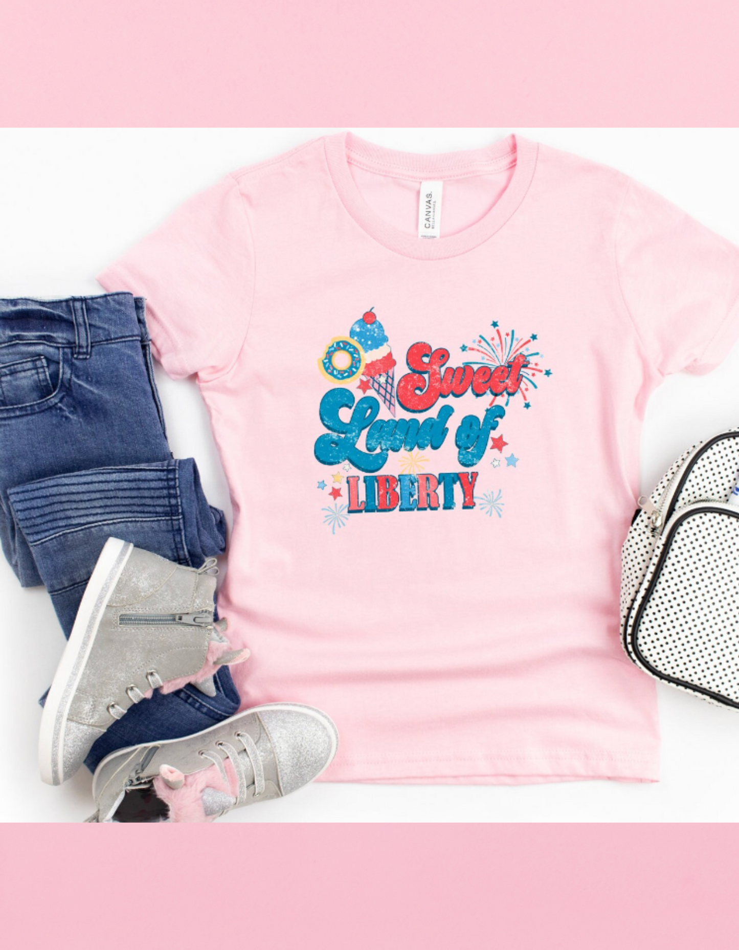 Sweet Land Of Liberty Sublimation Shirt
