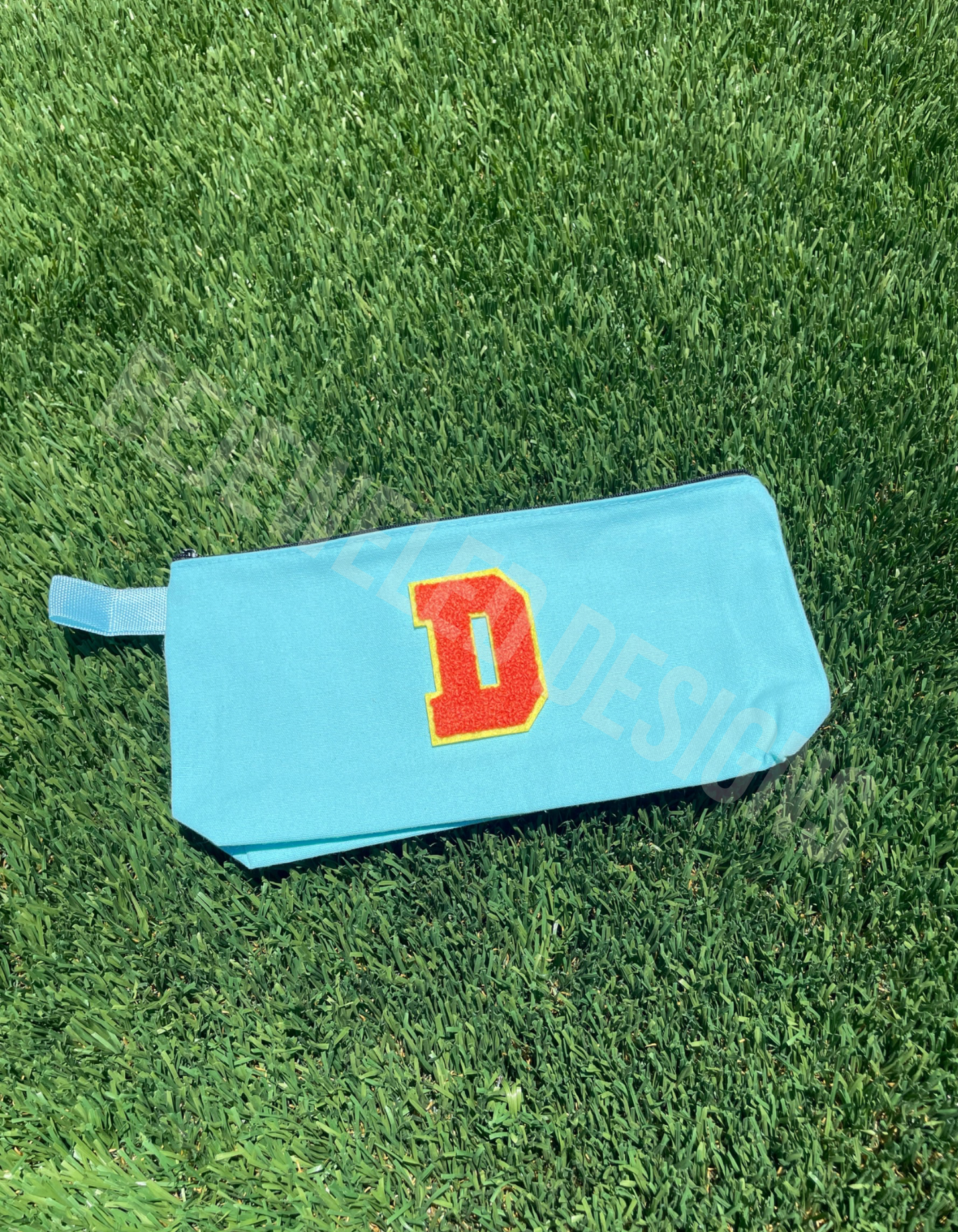 Custom Initial Cosmetic Bag