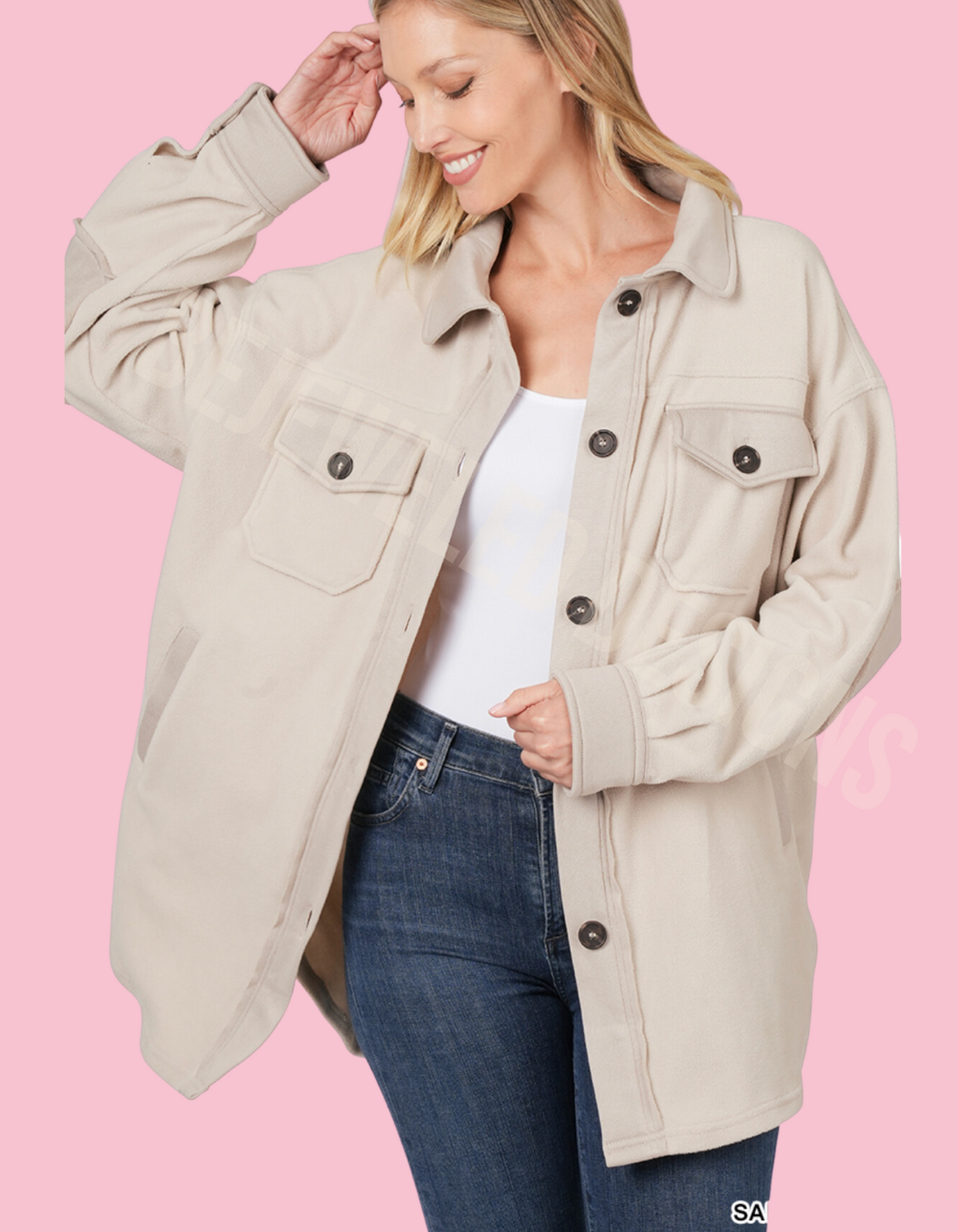 Oversized Fleece Shacket