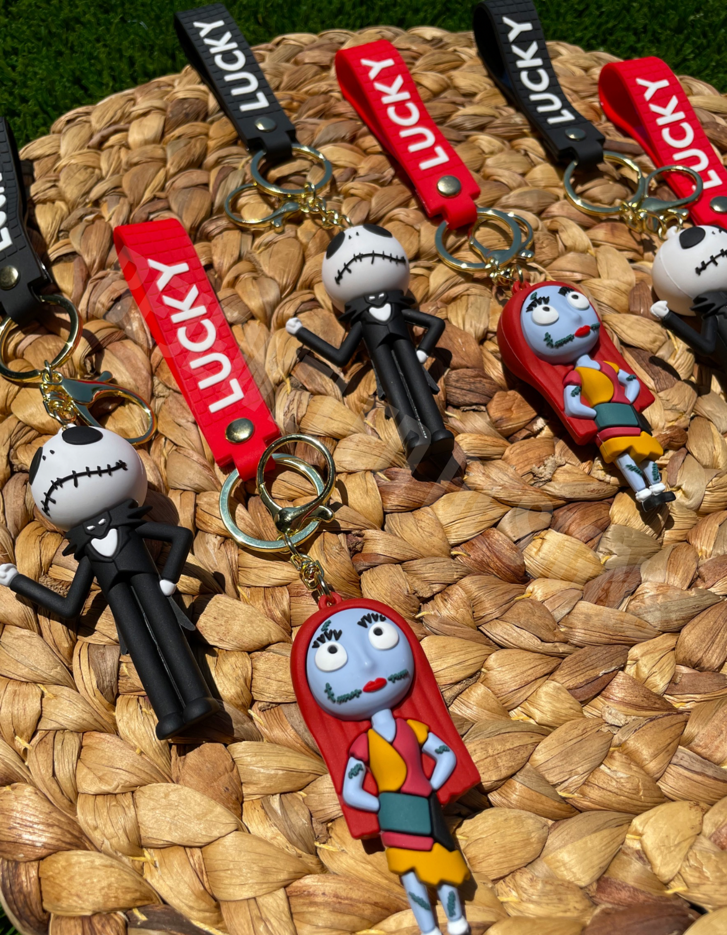 Jack & Sally Keychains