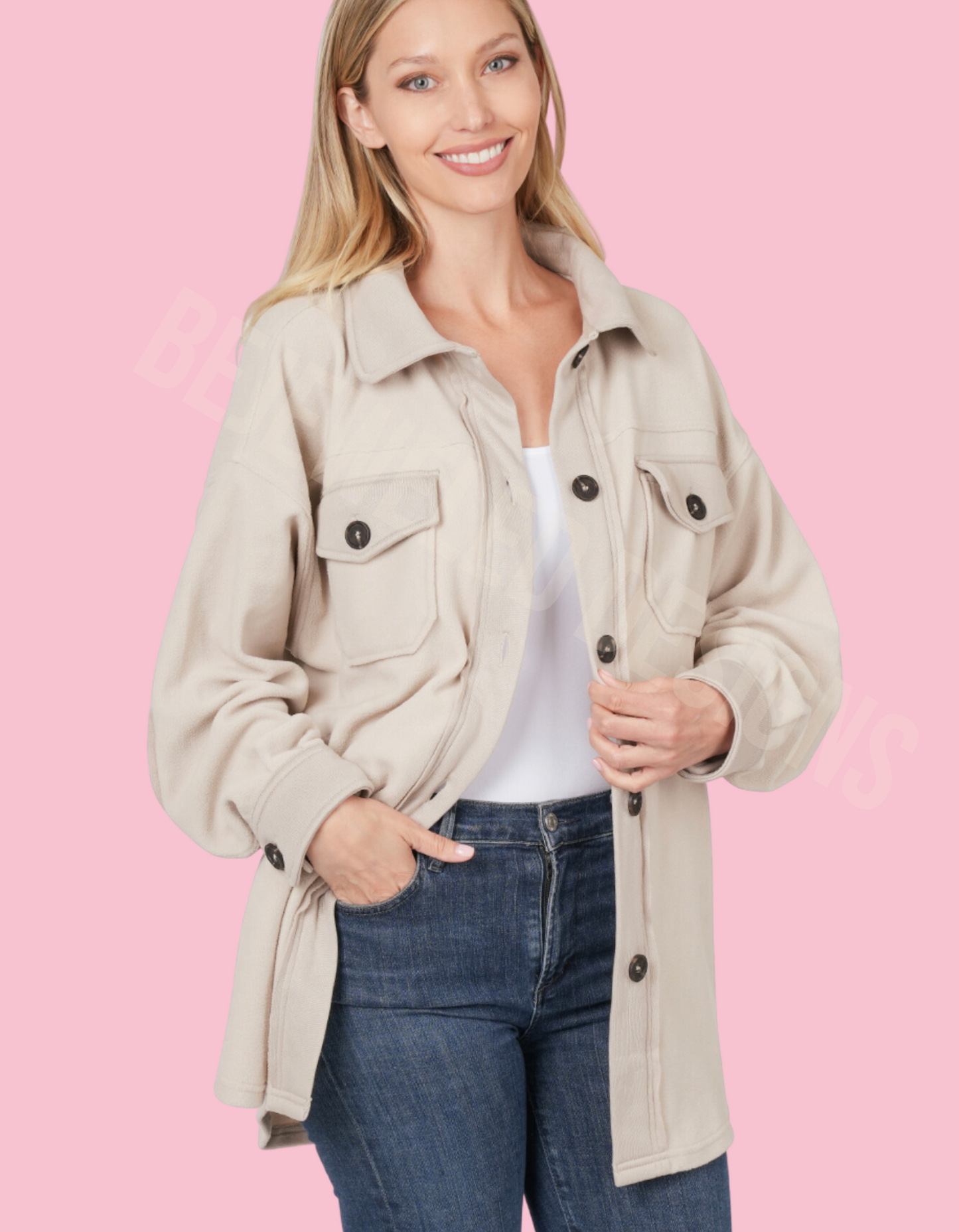 Oversized Fleece Shacket