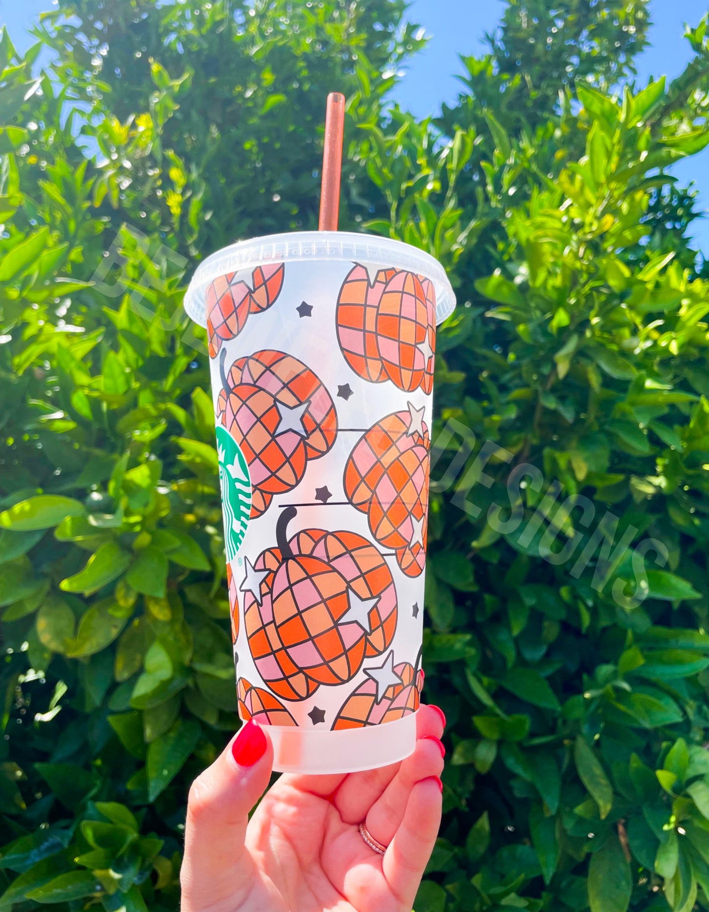 Disco Pumpkins Cold Cup