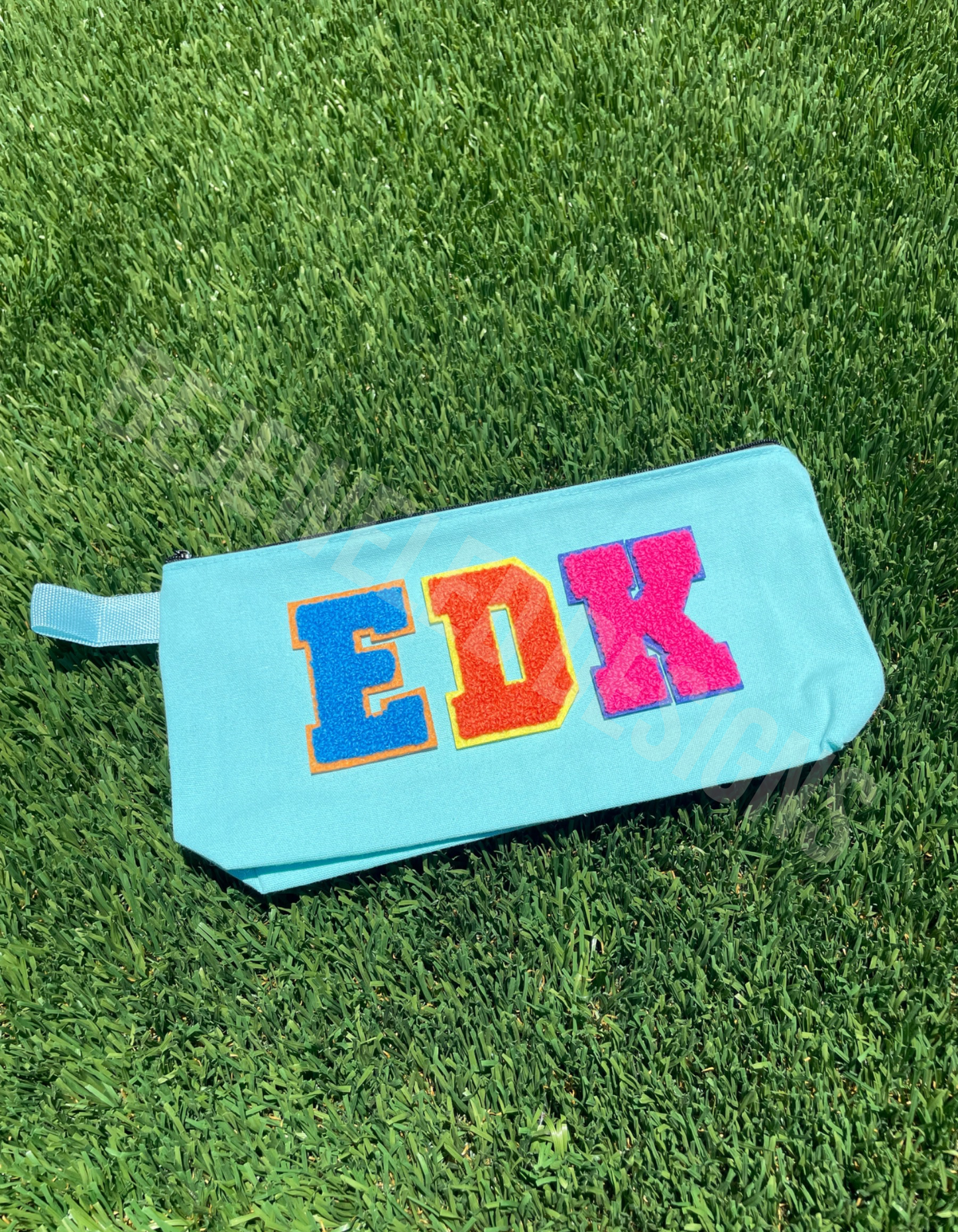 Custom Initial Cosmetic Bag
