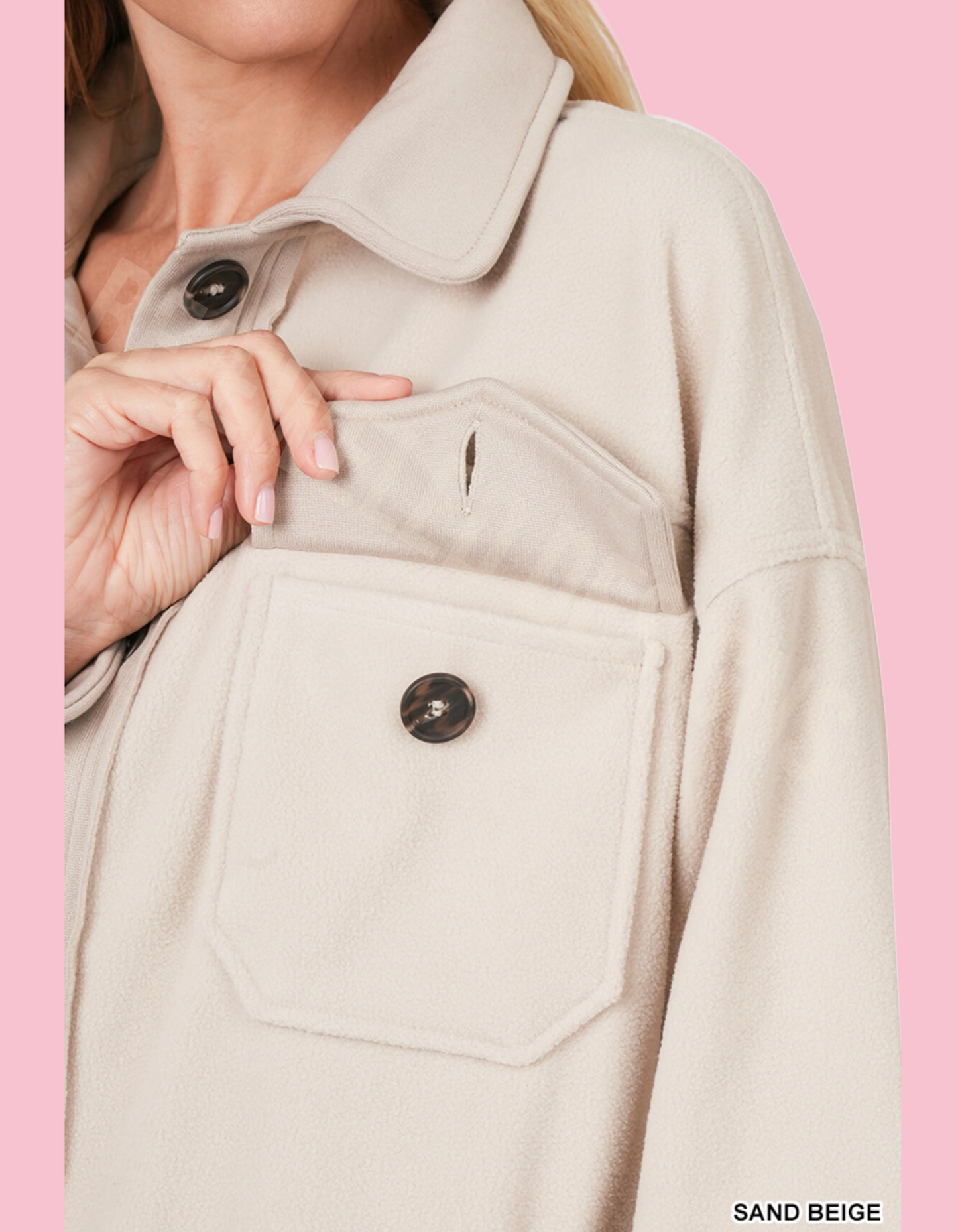 Oversized Fleece Shacket
