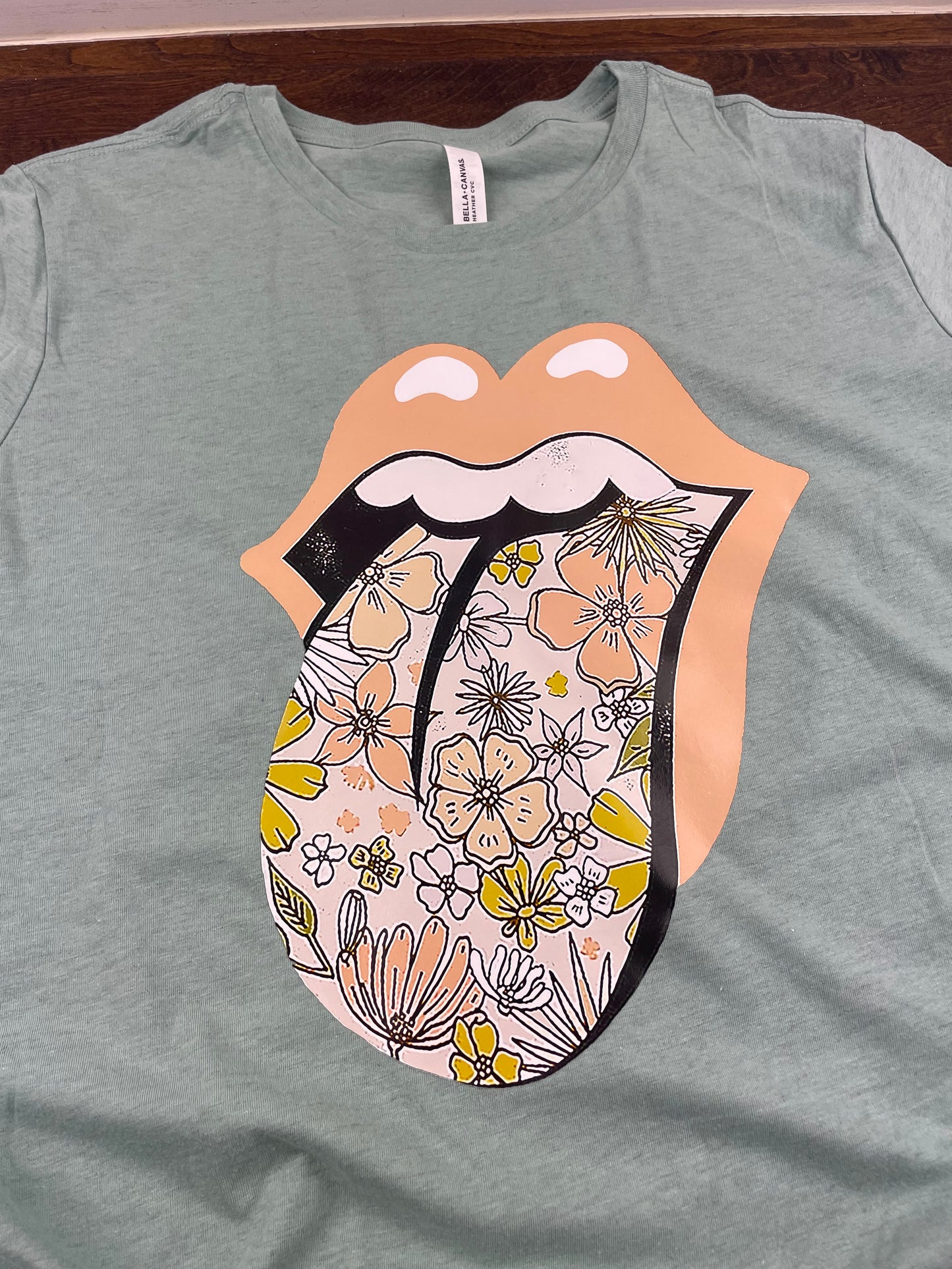 Floral Tongue Shirt