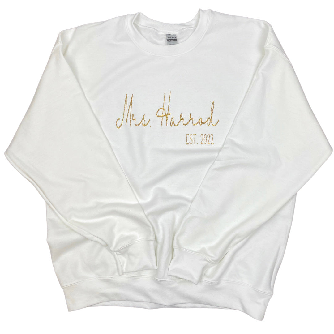 Custom Mrs Crewneck