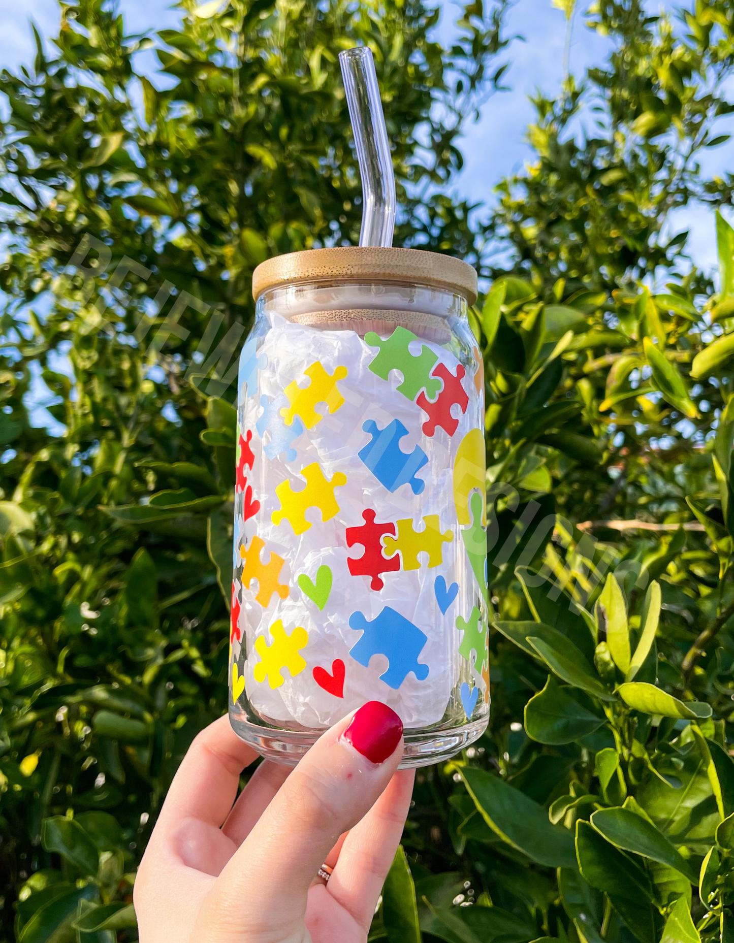 Autism Awareness Beer Can