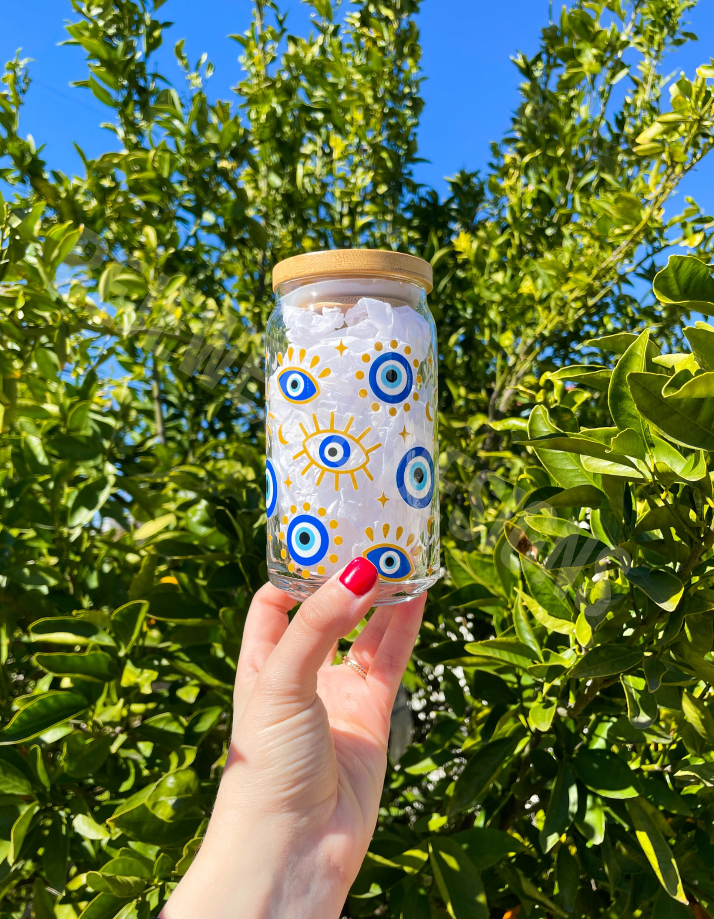 Evil Eye Beer Can