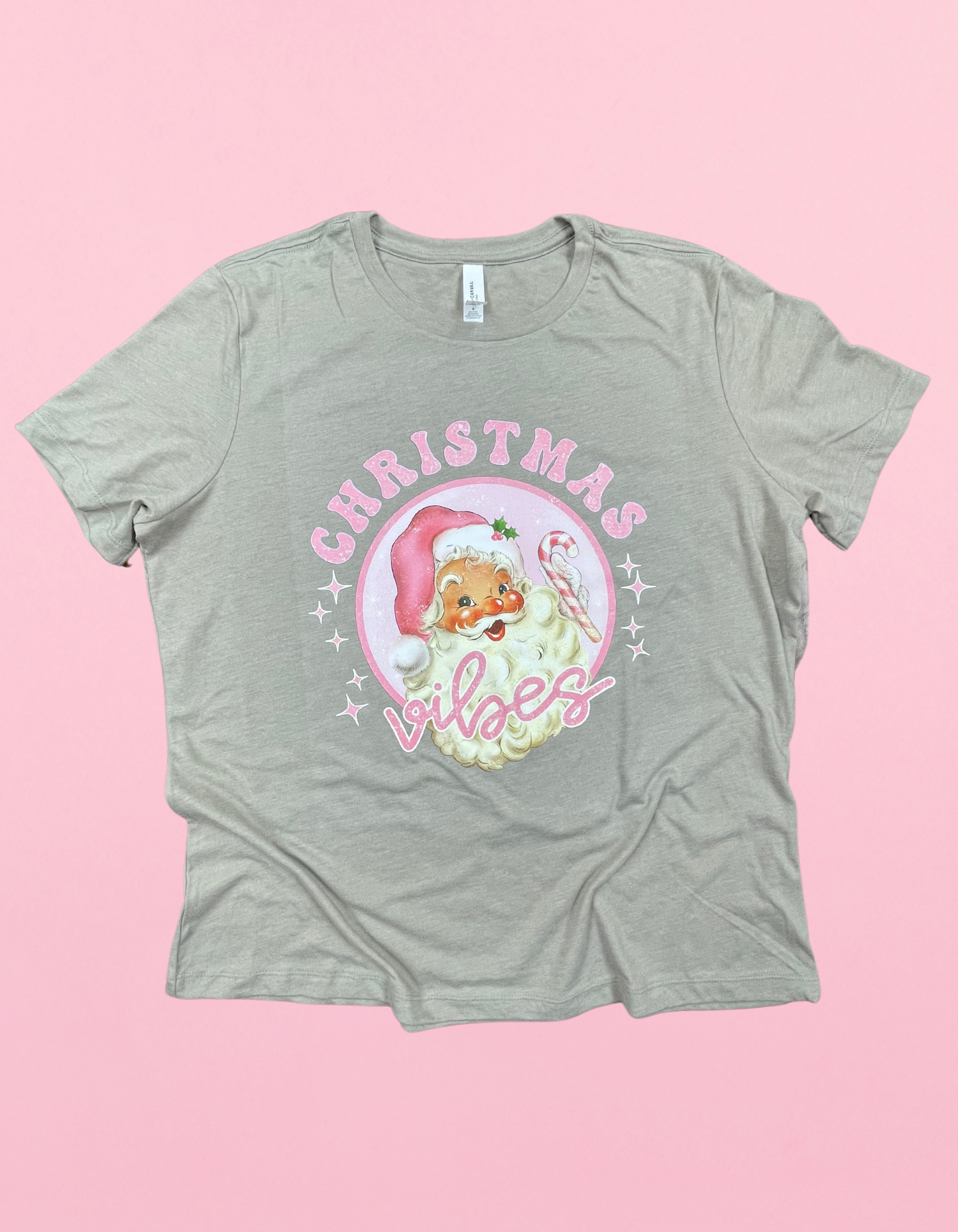Pink Christmas Vibes Shirt