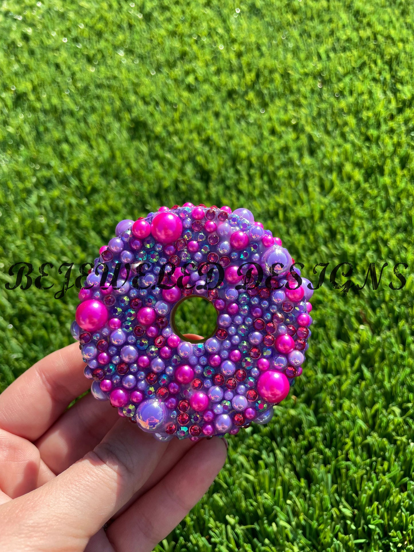 Rhinestone Bamboo Lids