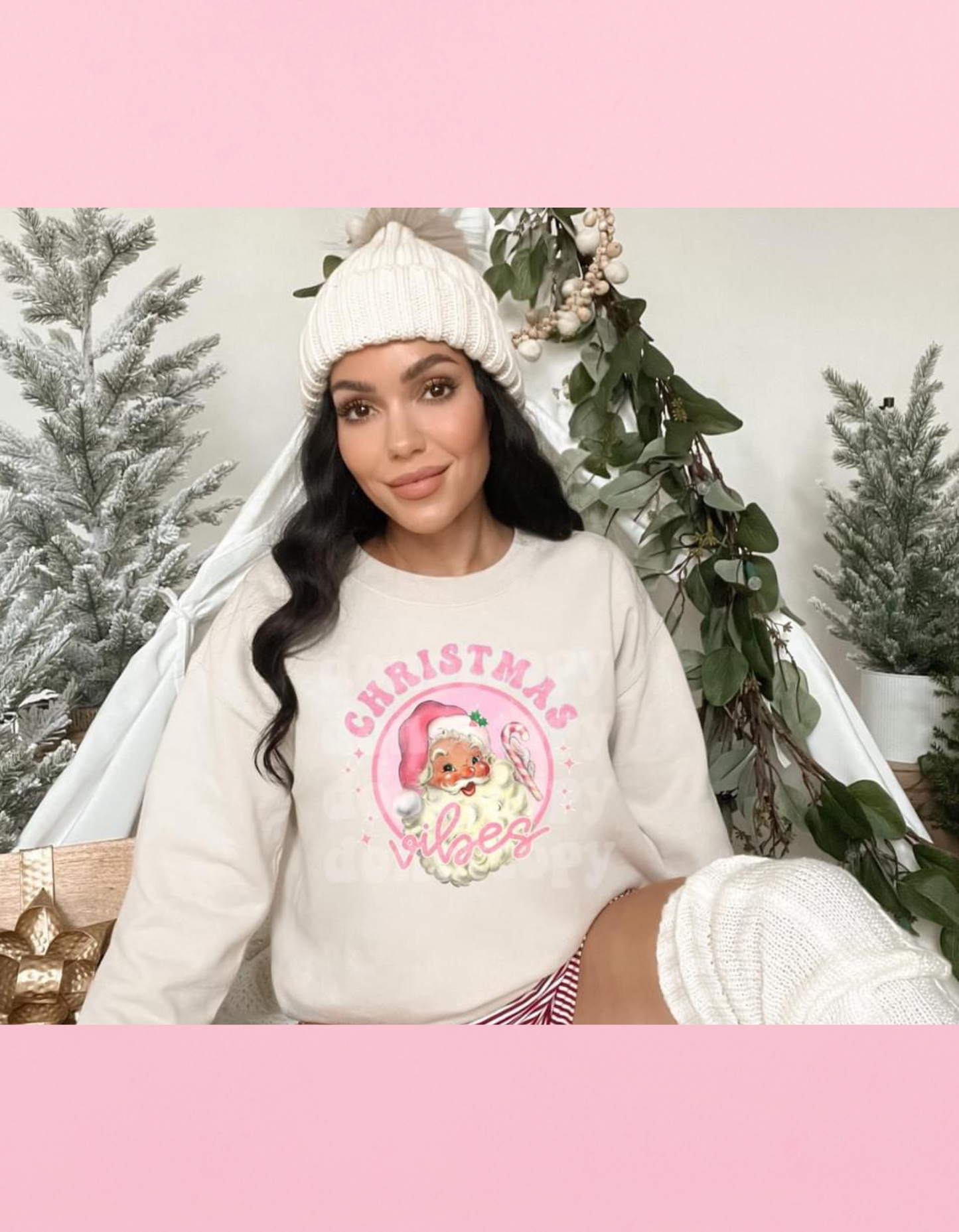 Pink Christmas Vibes Shirt