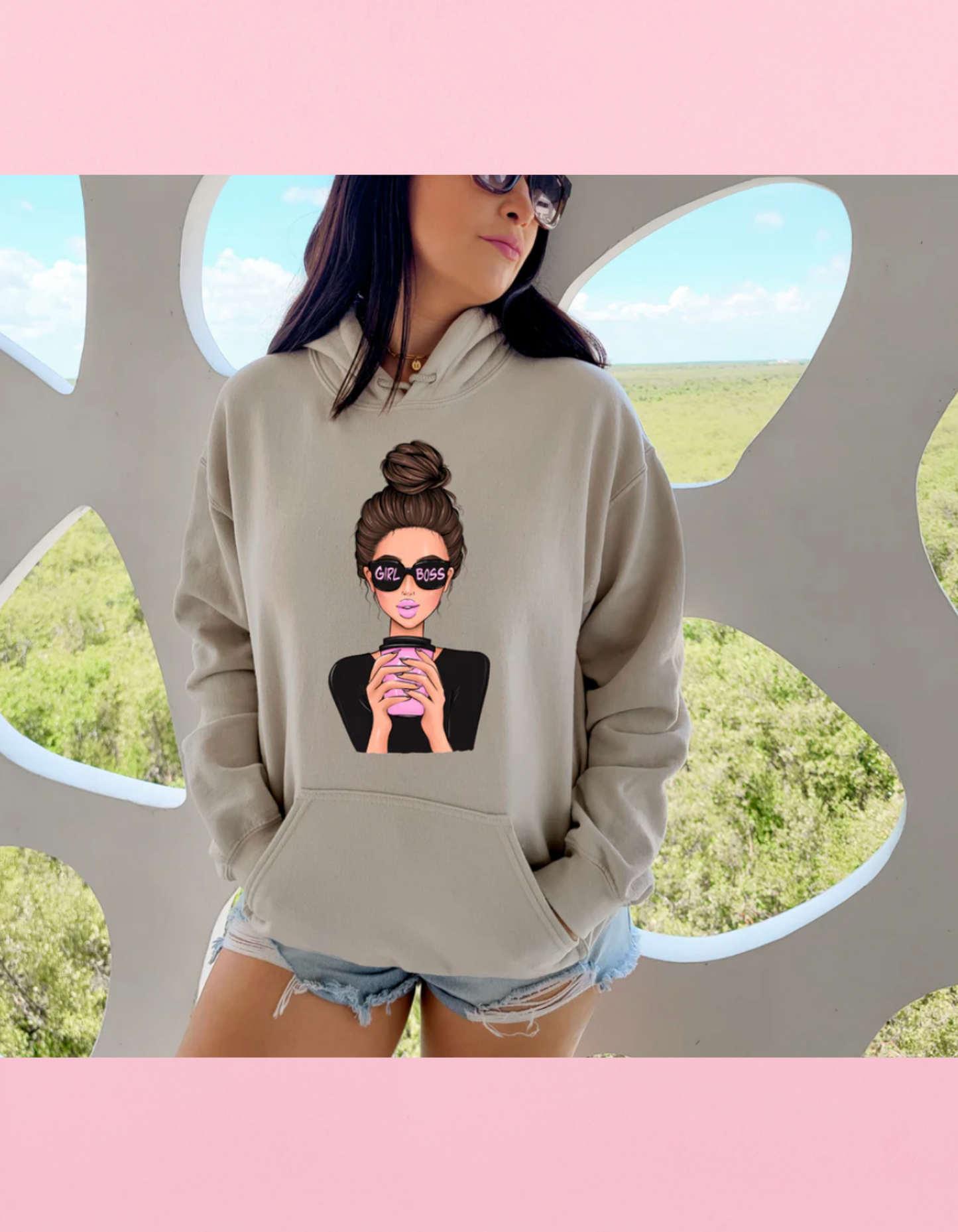 Brunette Girl Boss Shirt