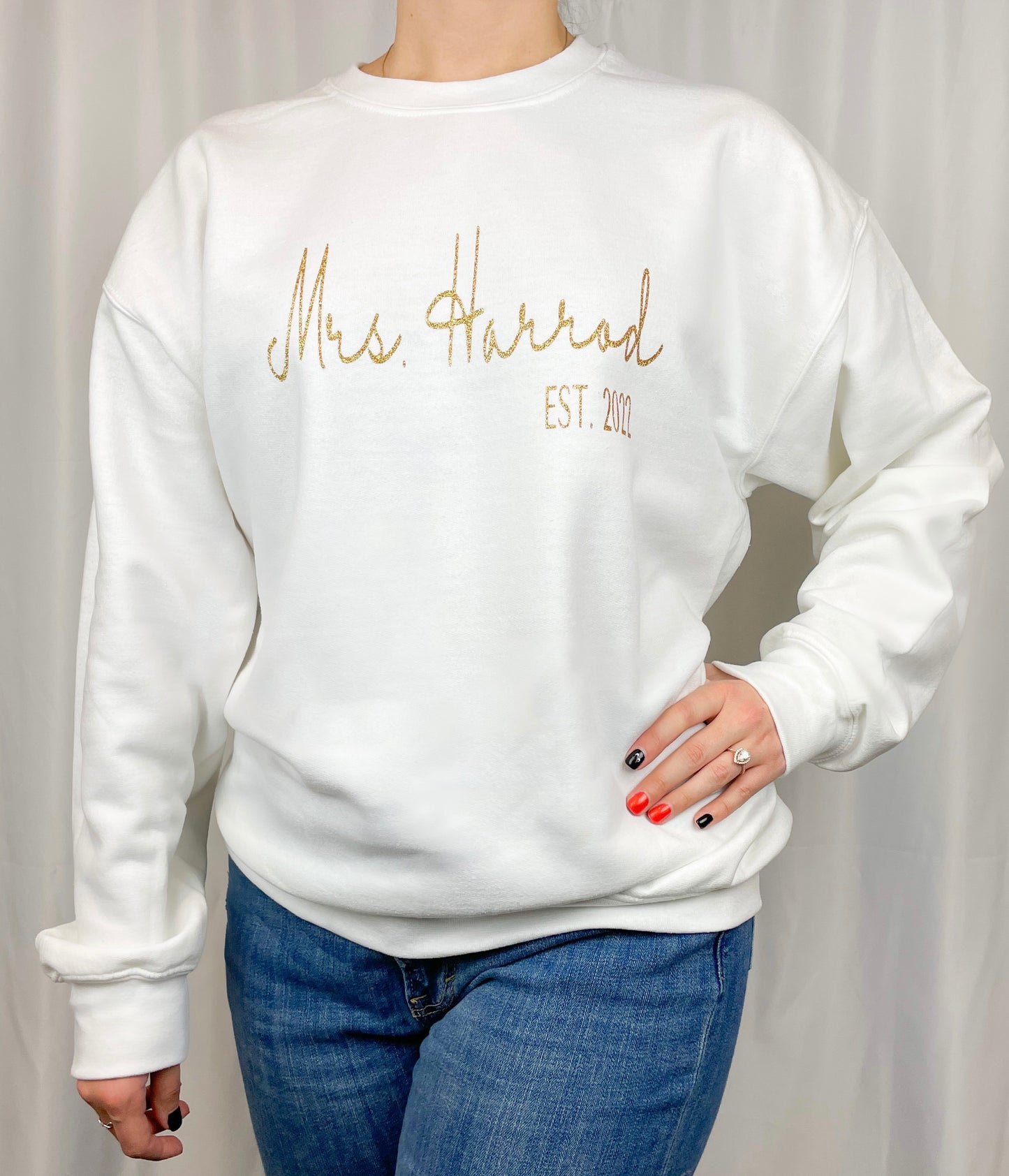 Custom Mrs Crewneck