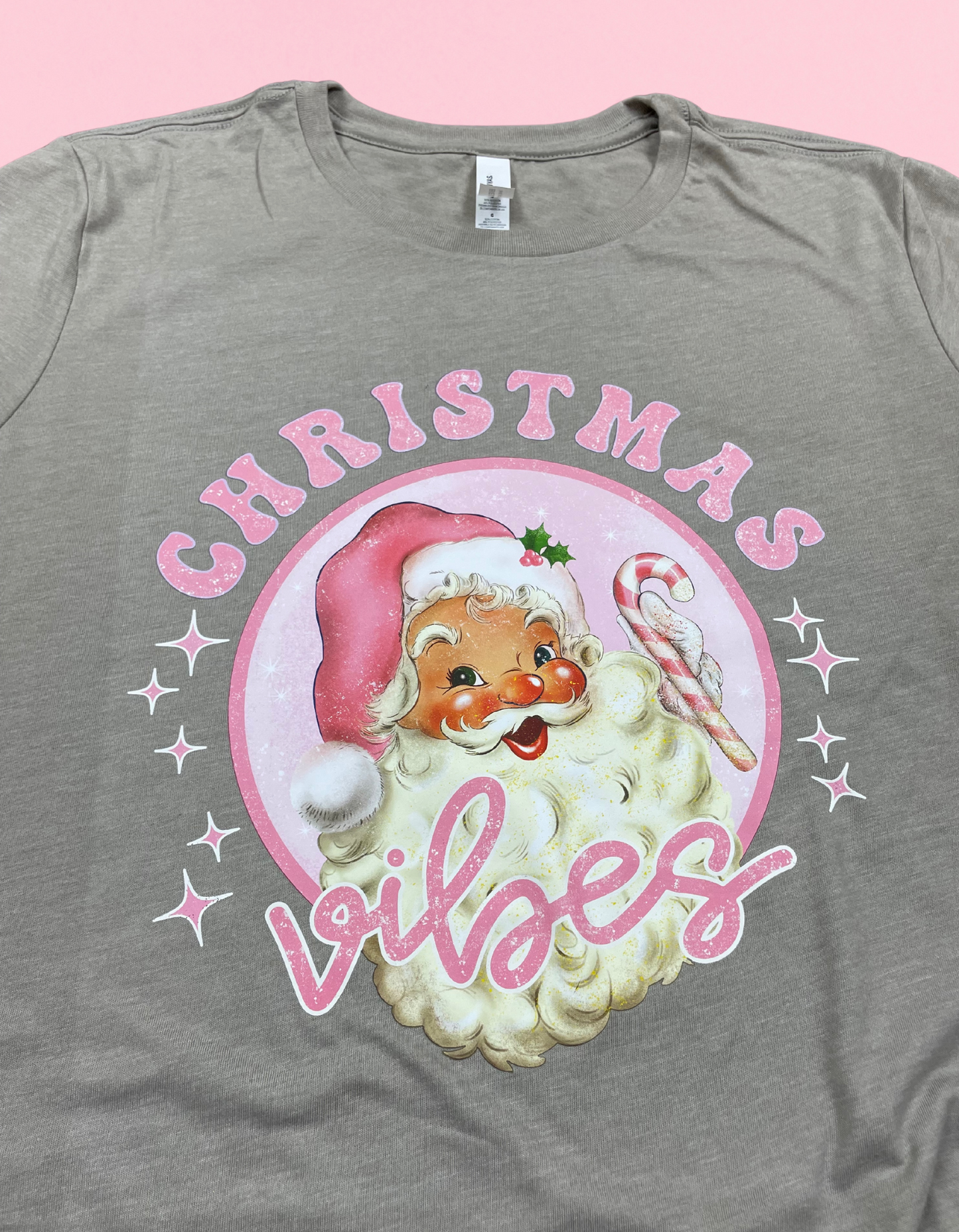Pink Christmas Vibes Shirt