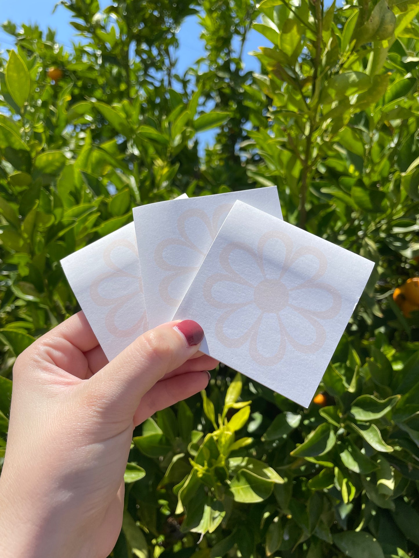 3x3 Flower Sticky Note