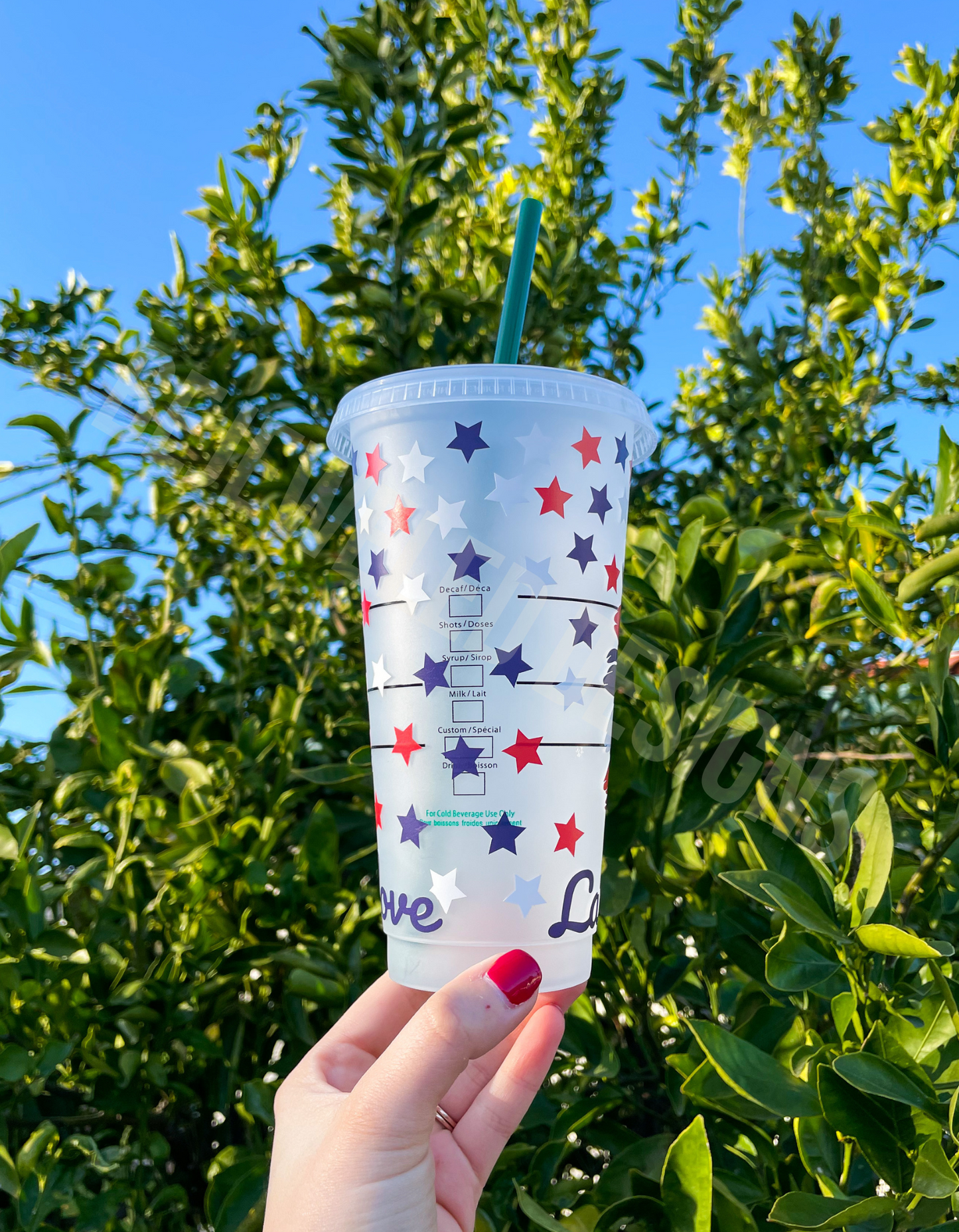 God Bless America Cold Cup