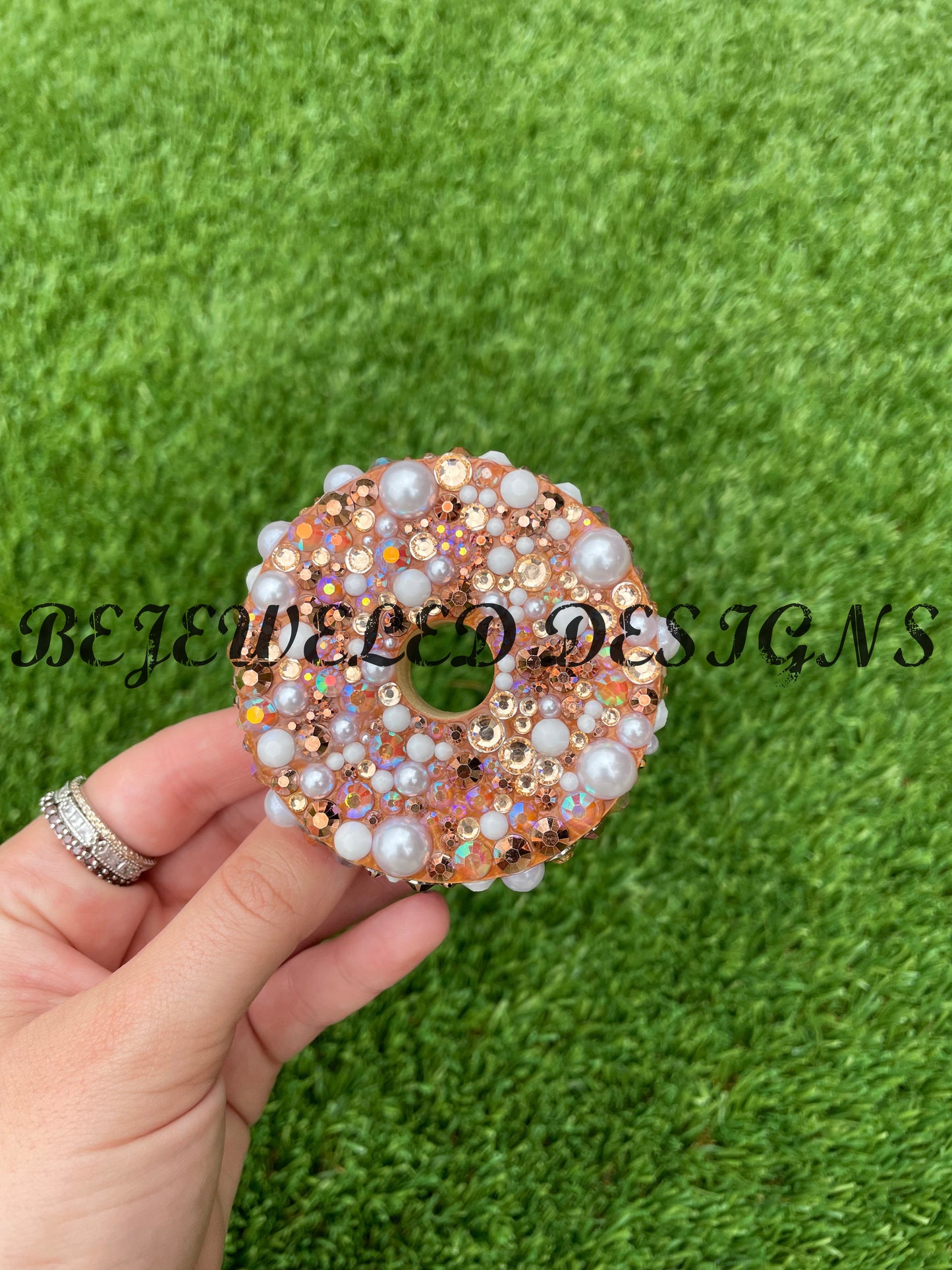 Rhinestone Bamboo Lids