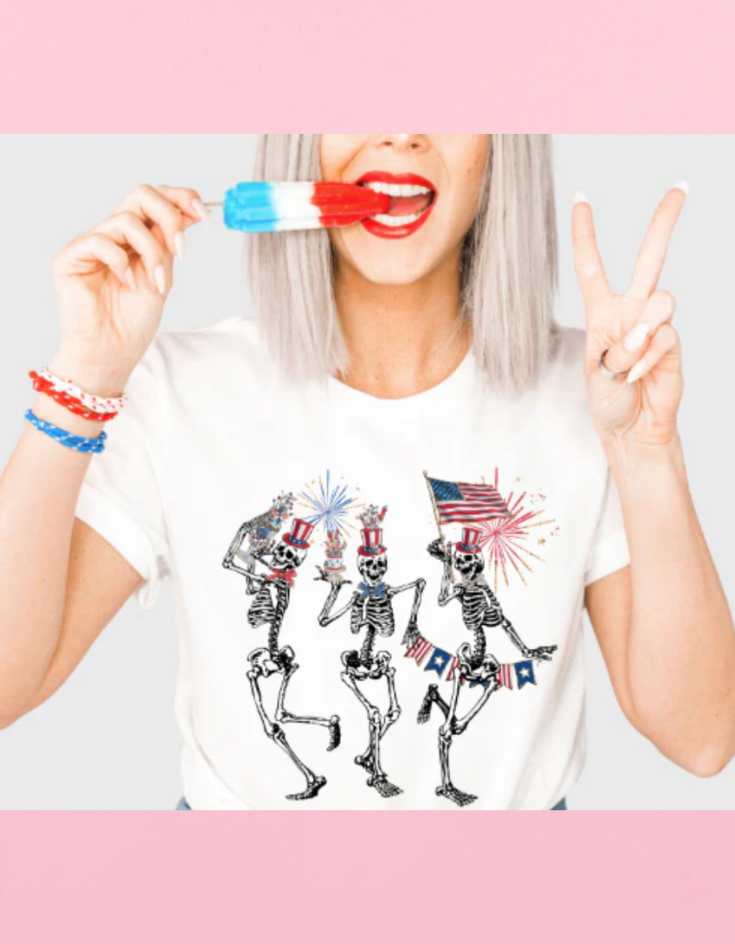 Fourth Of July Skellies Shirt