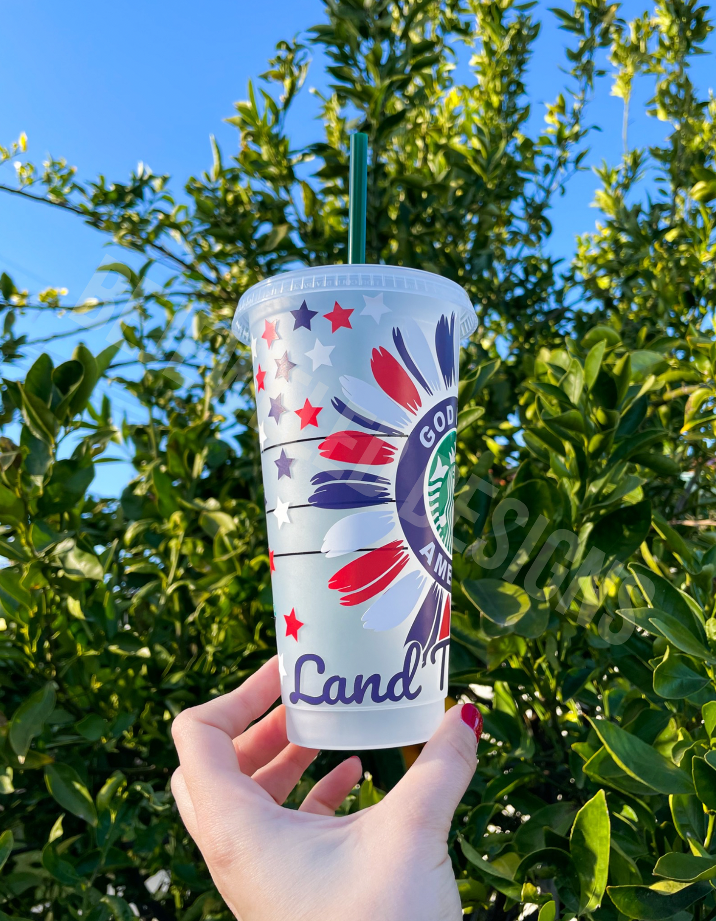 God Bless America Cold Cup