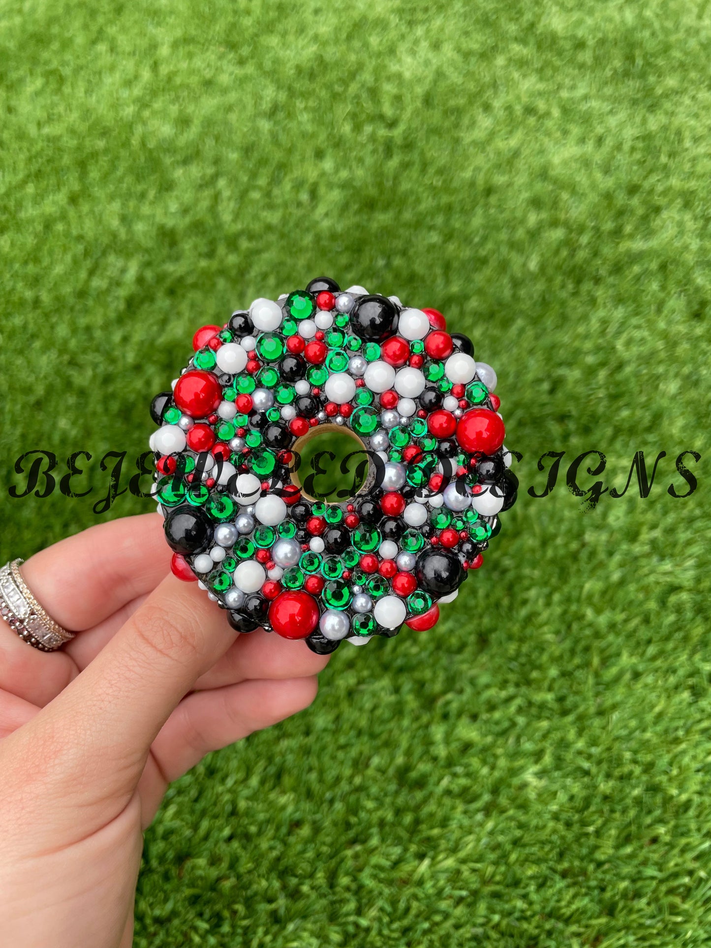 Rhinestone Bamboo Lids