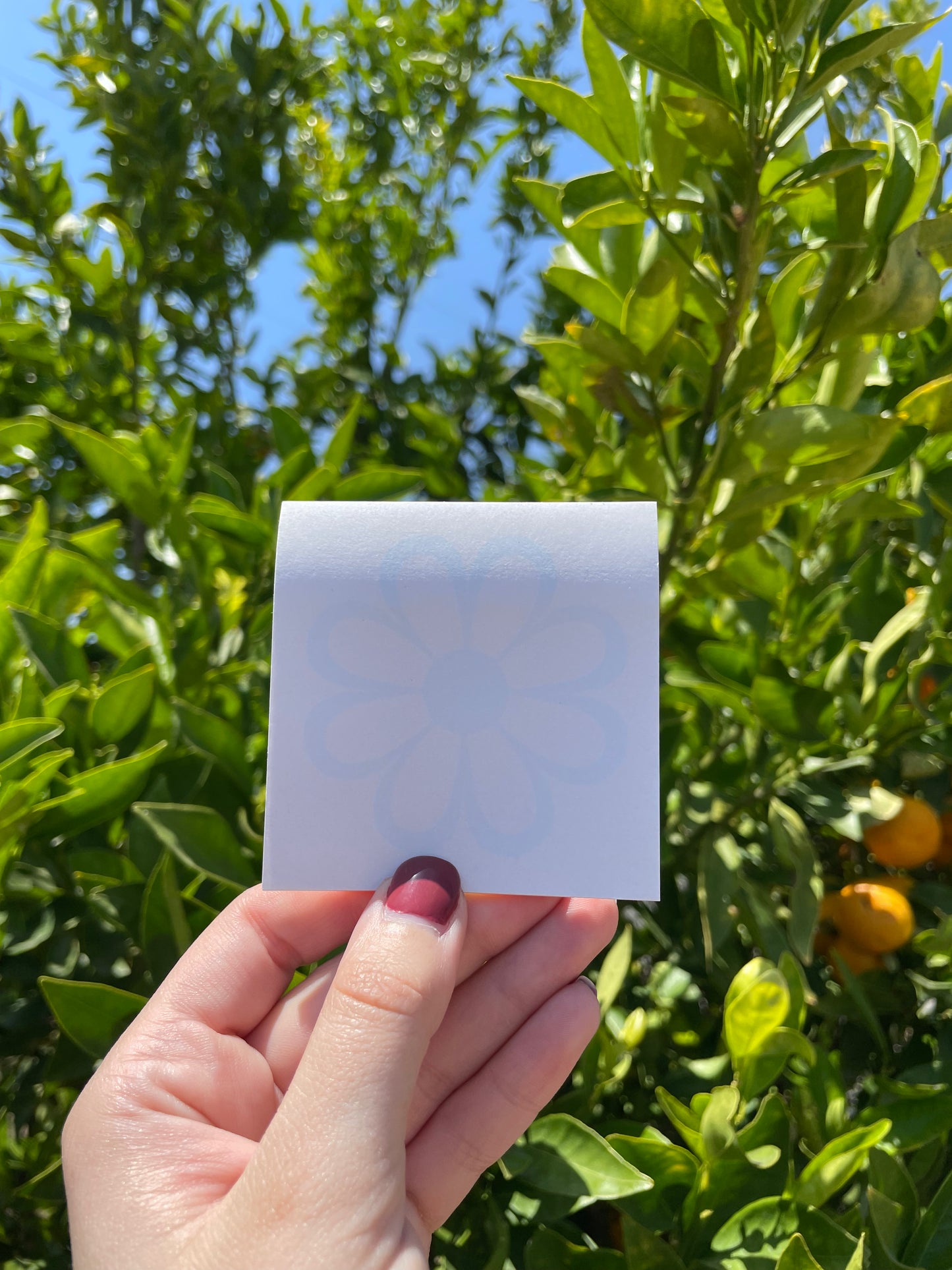 3x3 Flower Sticky Note