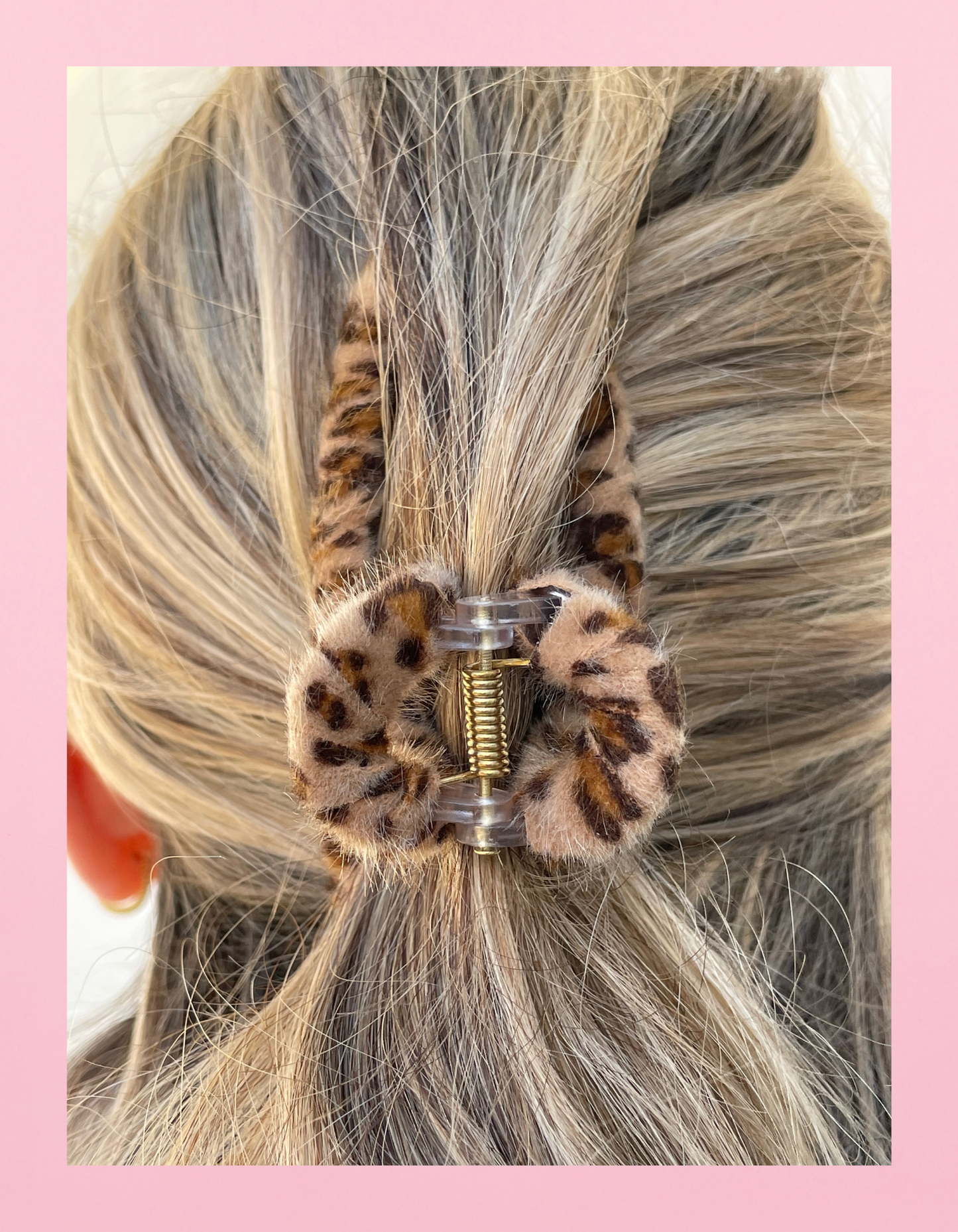 Leopard Fur Hair Claw