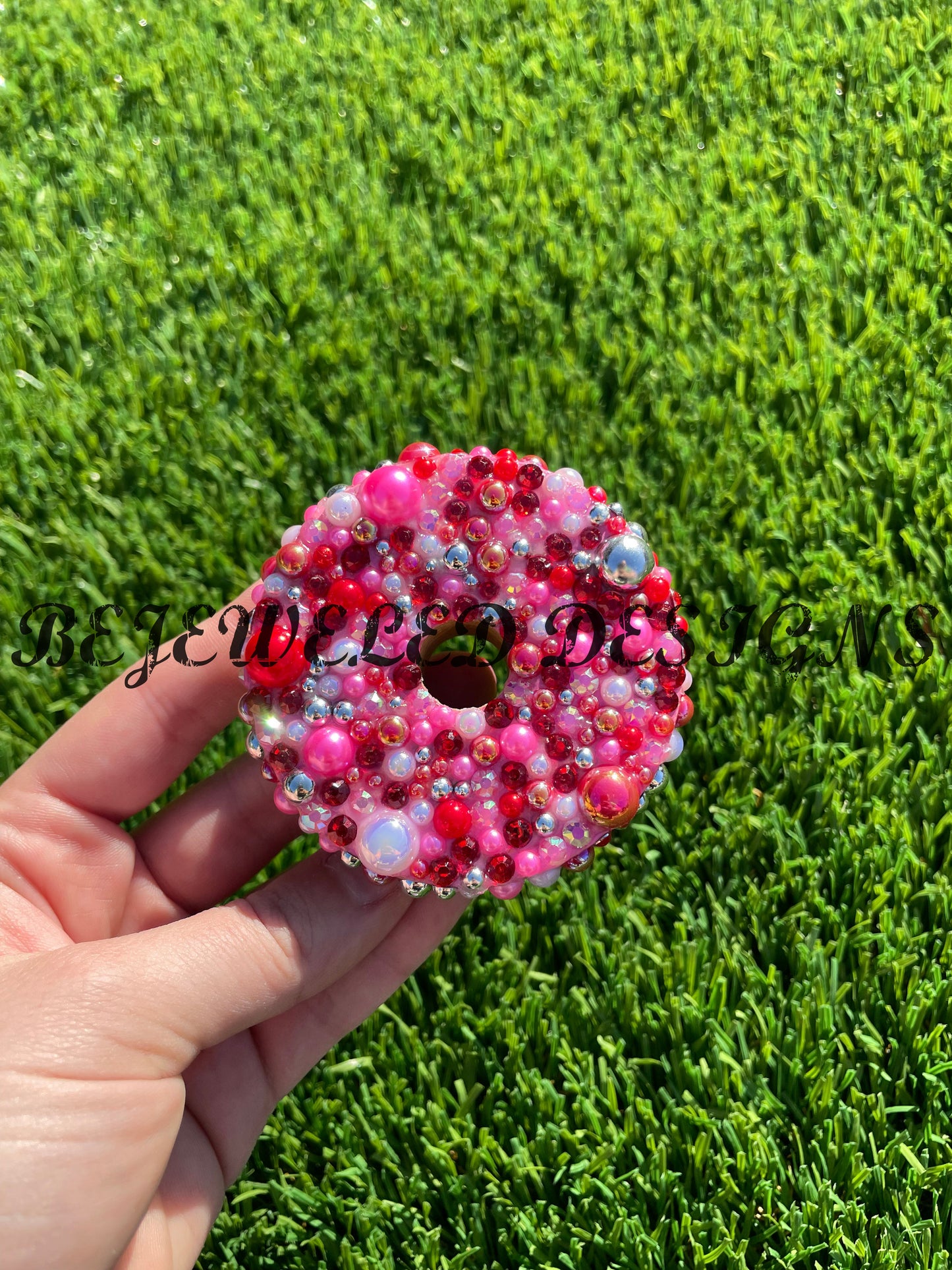 Rhinestone Bamboo Lids