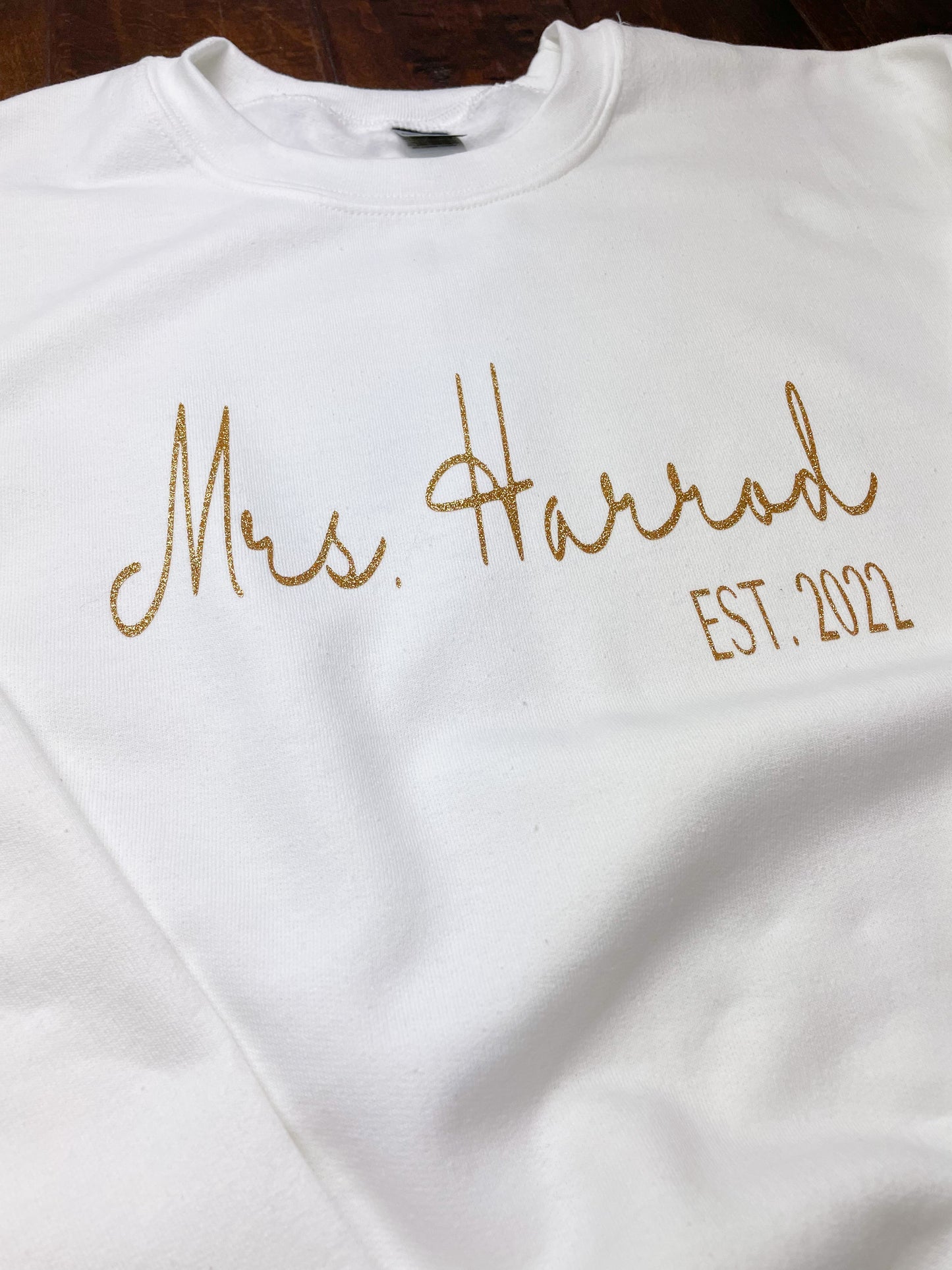 Custom Mrs Crewneck