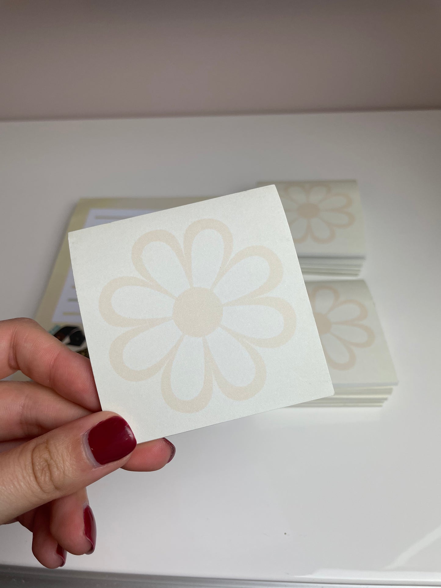 3x3 Flower Sticky Note