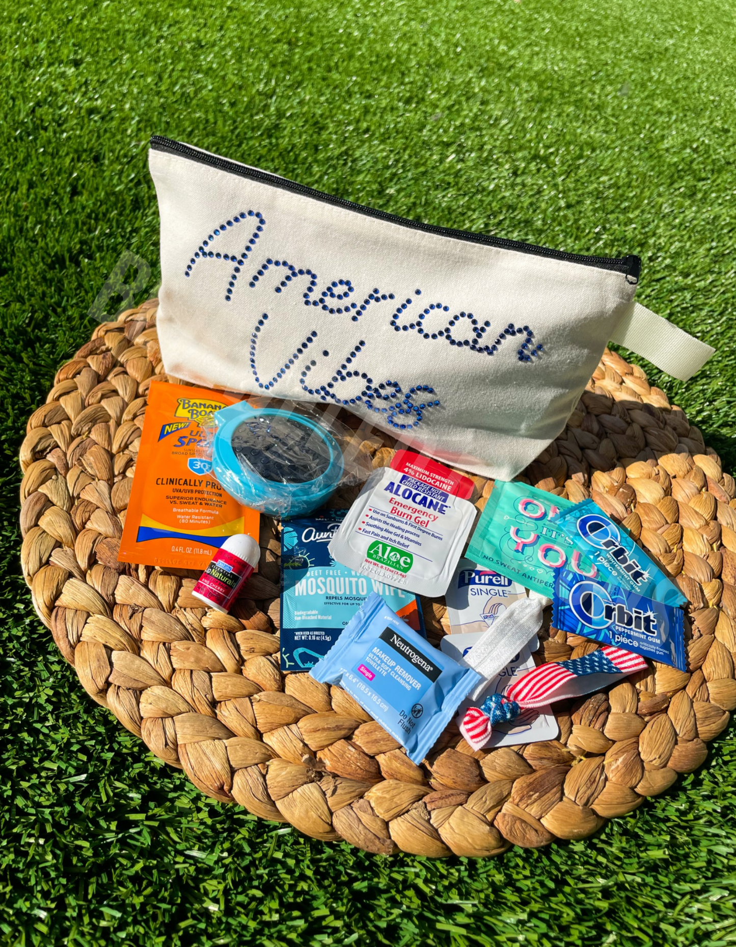 American Vibes Cosmetic Bag
