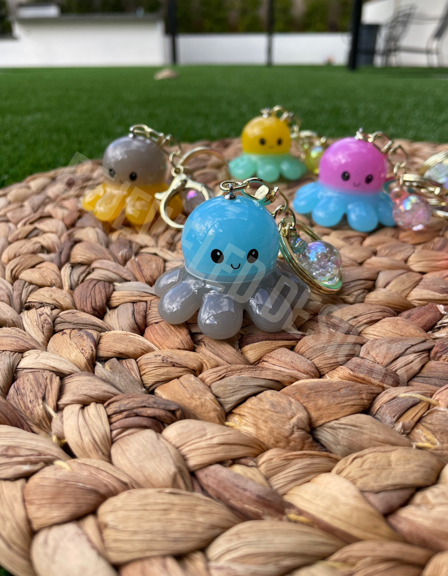 Light Up Octopus Keychain