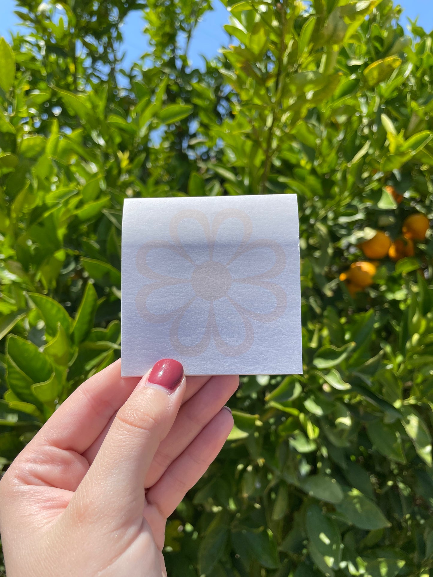 3x3 Flower Sticky Note