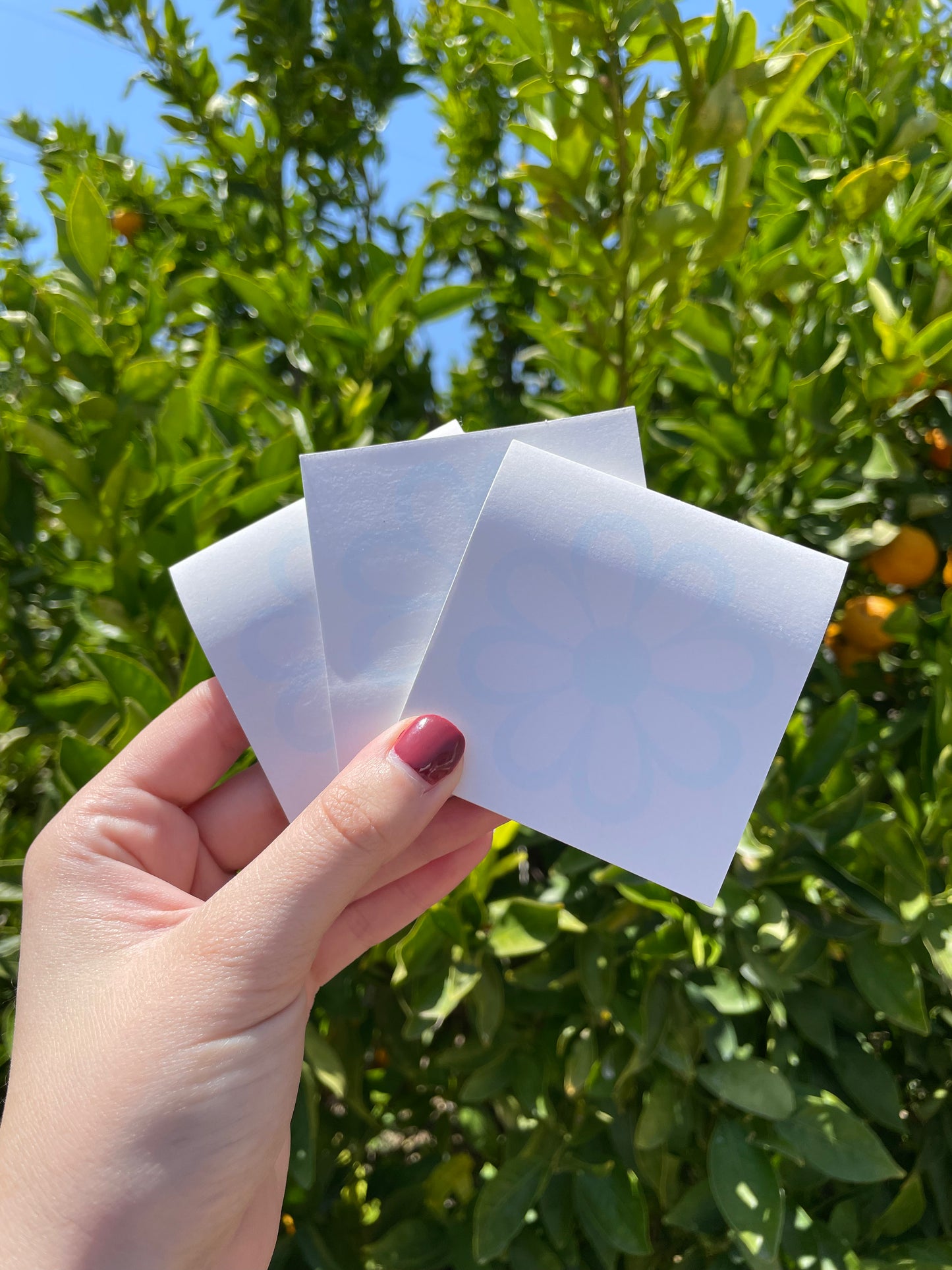 3x3 Flower Sticky Note